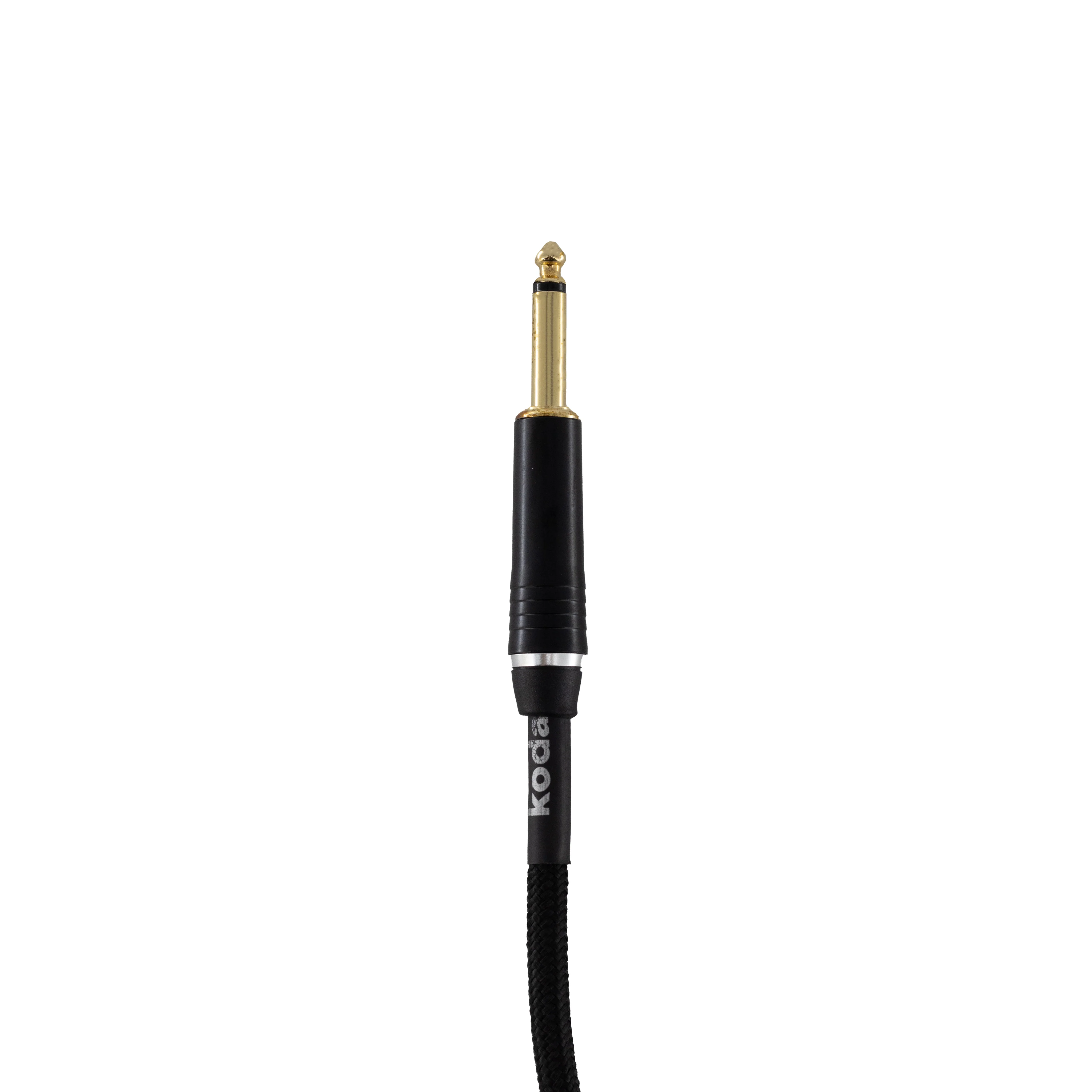 koda plus KIC10TW Straight-Straight Instrument Cable, 10ft, Black Tweed - Image 4