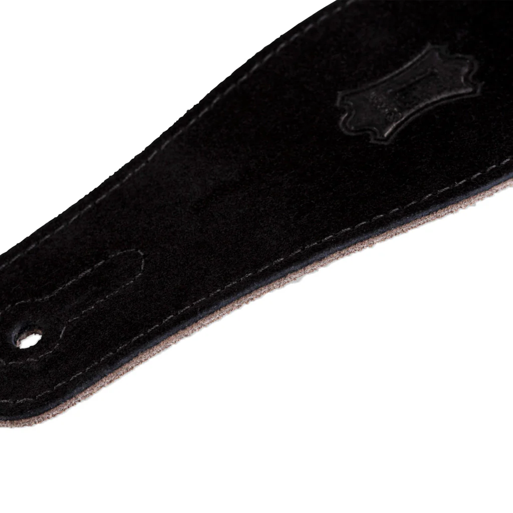 Levy's MS26 2.5inch Suede Guitar Strap, Black - Image 4