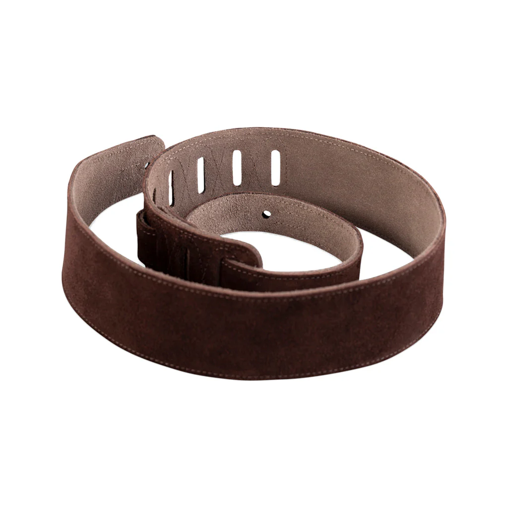 Levy's MS26 2.5inch Suede Guitar Strap, Brown - Image 2