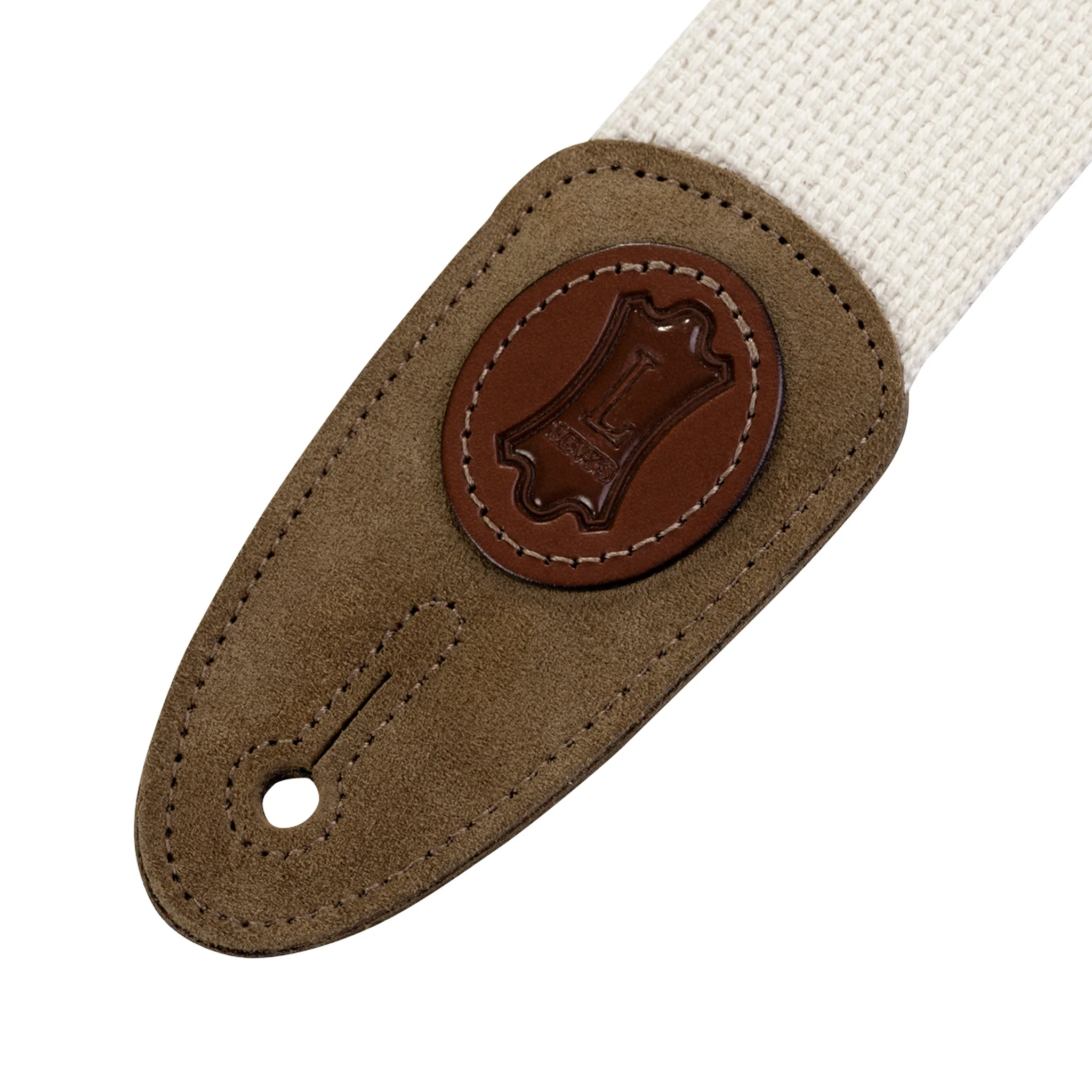 Levy's MSSC8 2inch Cotton Guitar Strap, Natural - Image 2