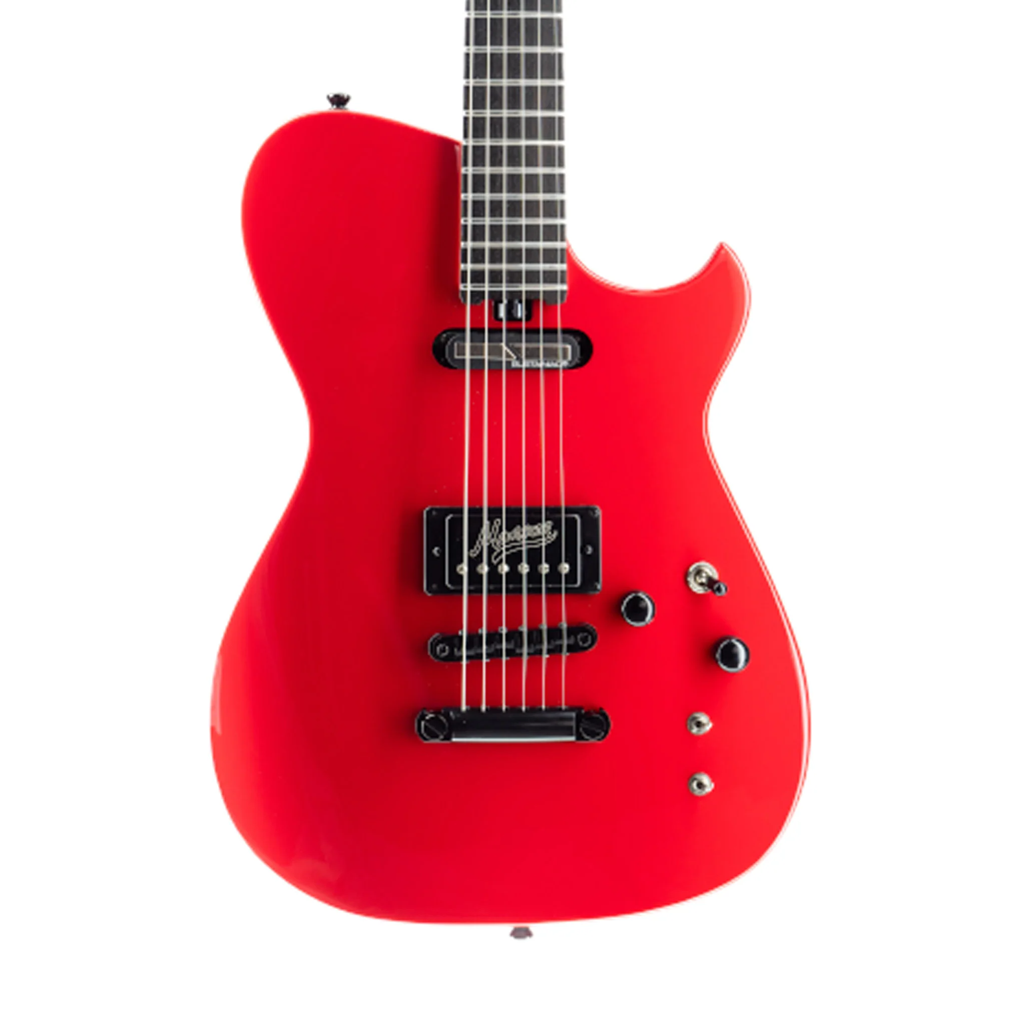 Manson Guitar Works M-Series MB-1 Sustainer Electric Guitar w/MONO Bag, RW FB, Gloss Red Alert - Image 3