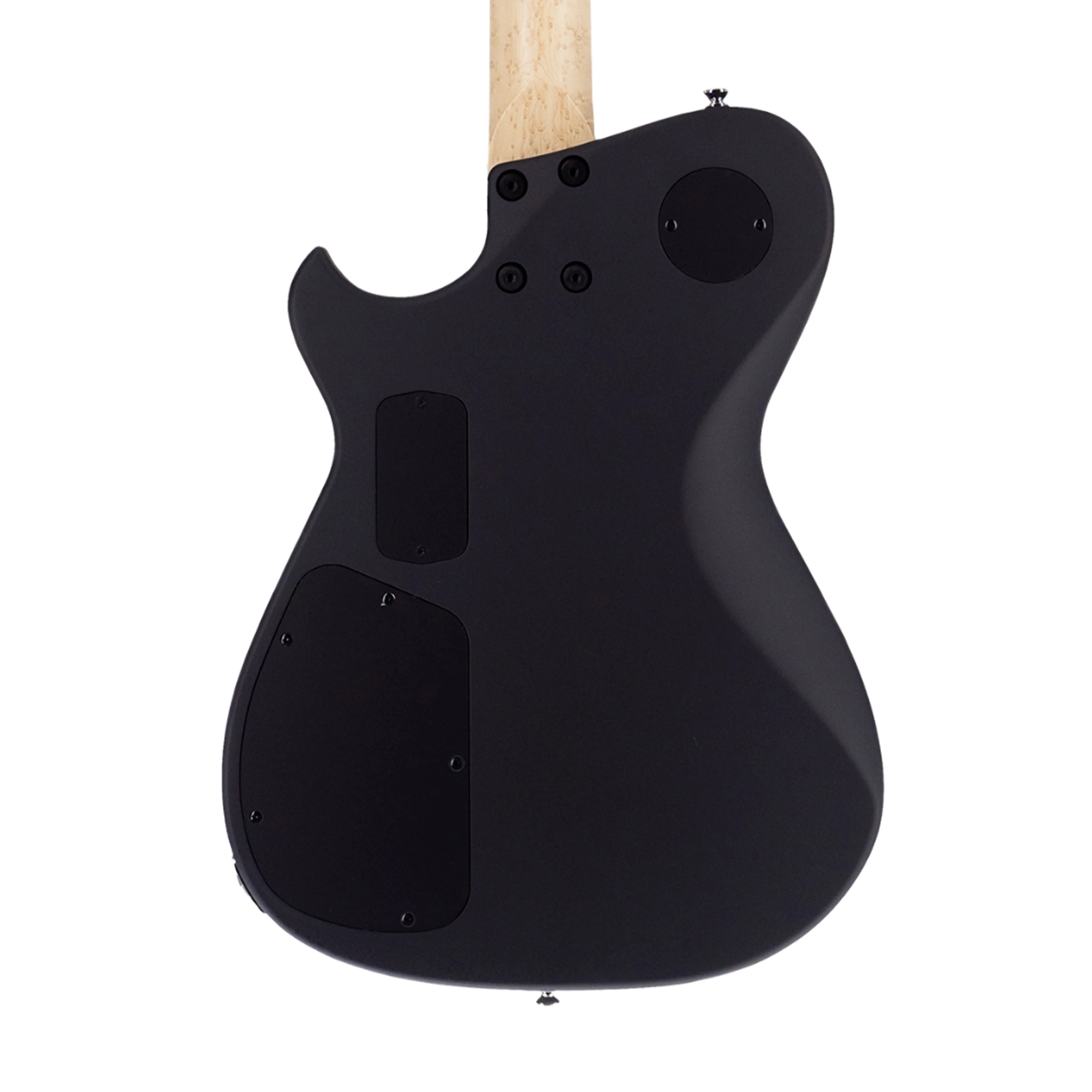 Manson Guitar Works MB-1 New Era Sustainiac Electric Guitar, Ebony FB, Dry Satin Black - Image 4