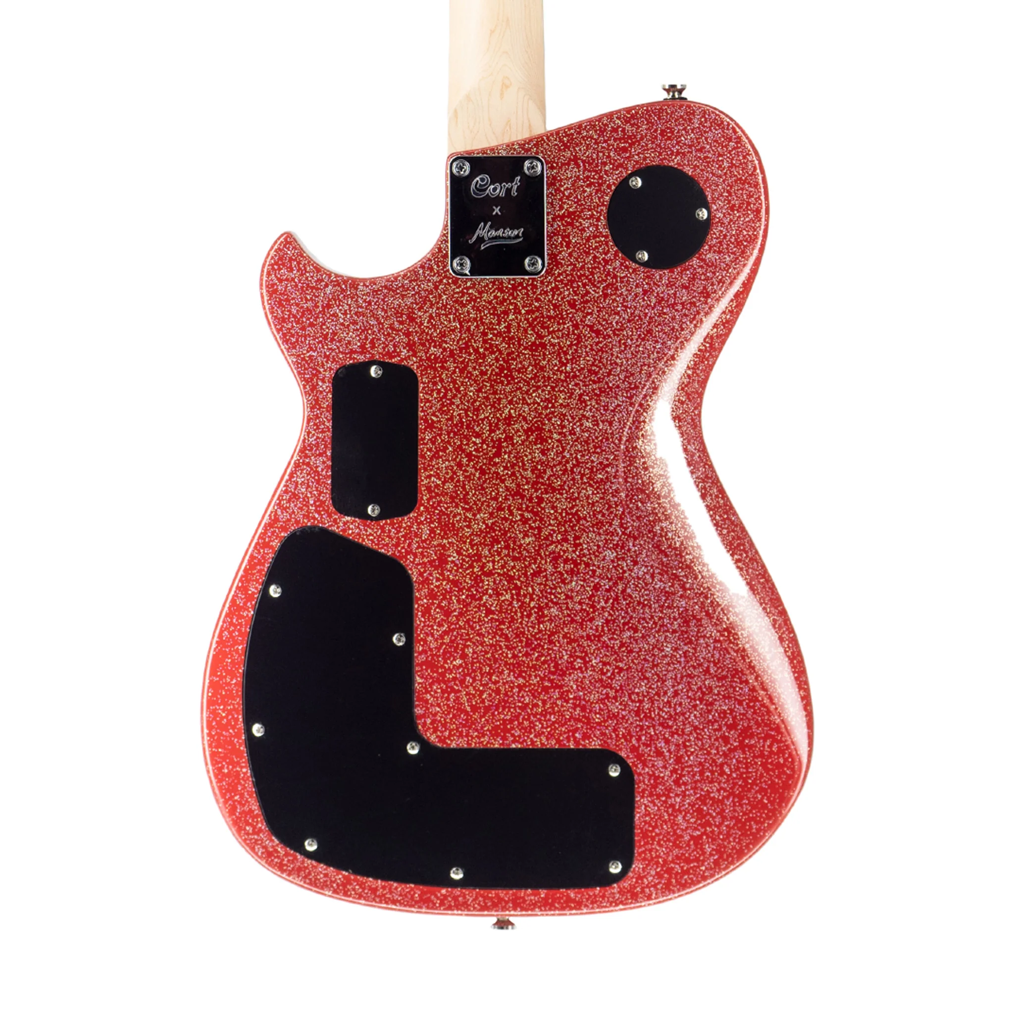Manson Guitar Works Meta Series MBM-2 Sustainiac/Fuzz Factory Electric Guitar, Red Sparkle - Image 4