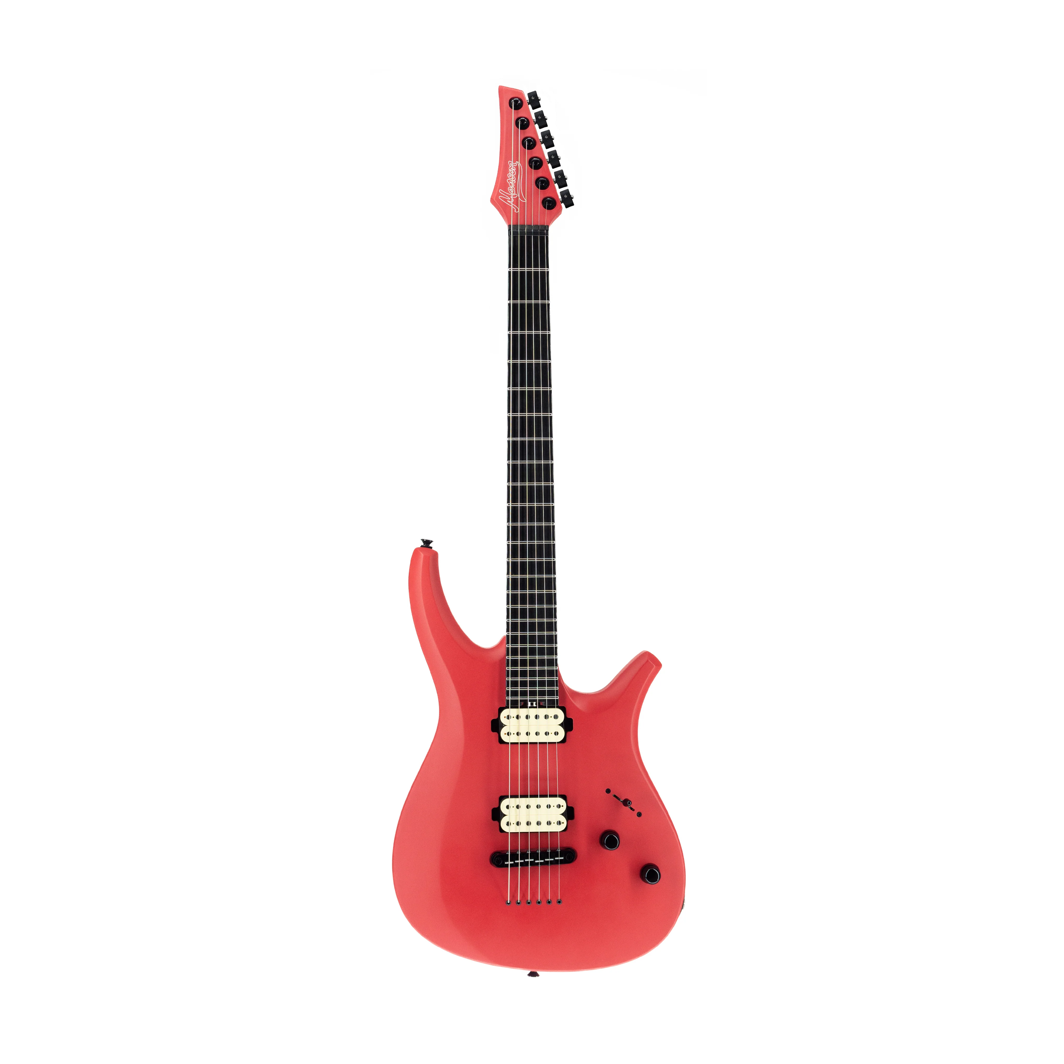 Manson Guitar Works ORYX VI Electric Guitar, Satin Fire Red