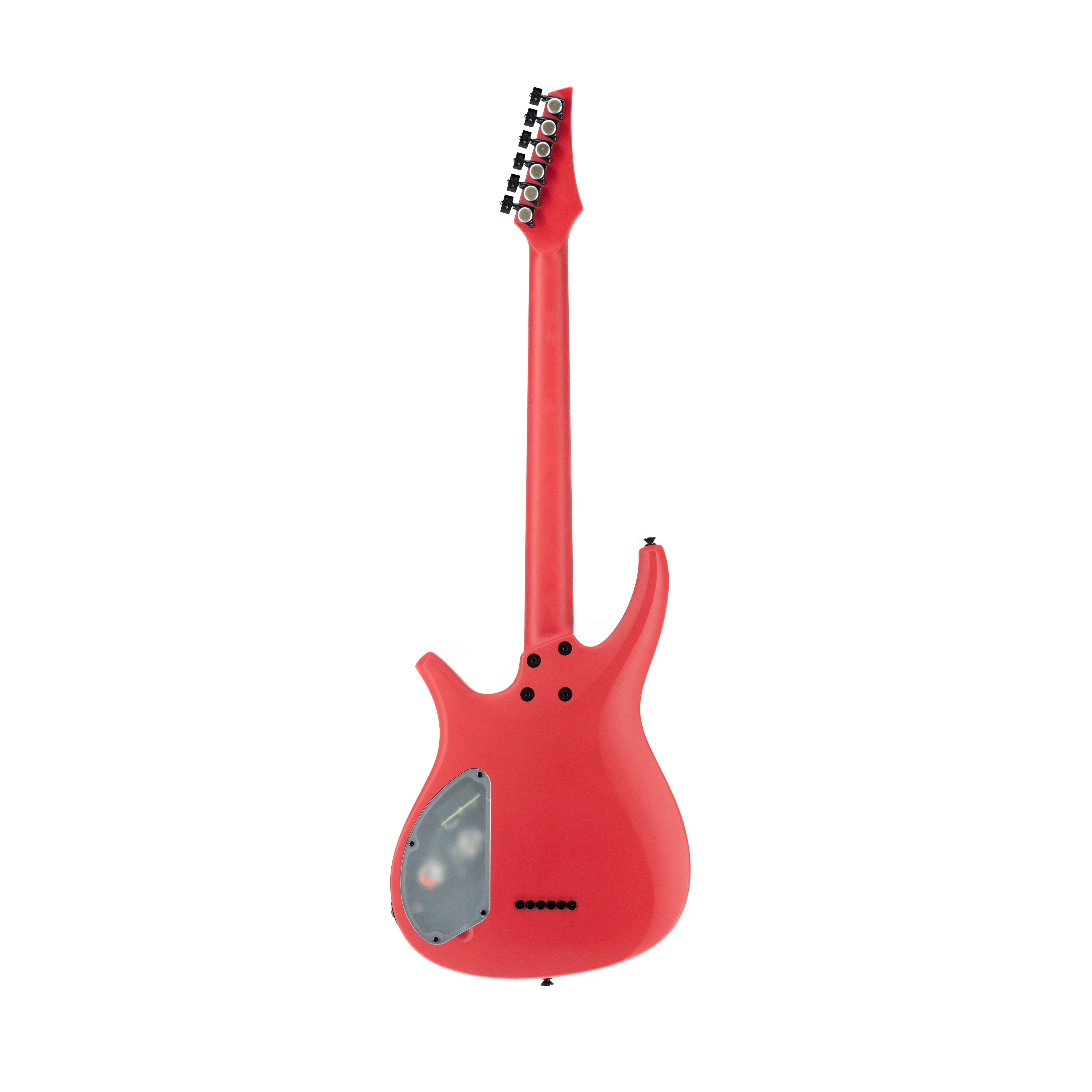 Manson Guitar Works ORYX VI Electric Guitar, Satin Fire Red - Image 2