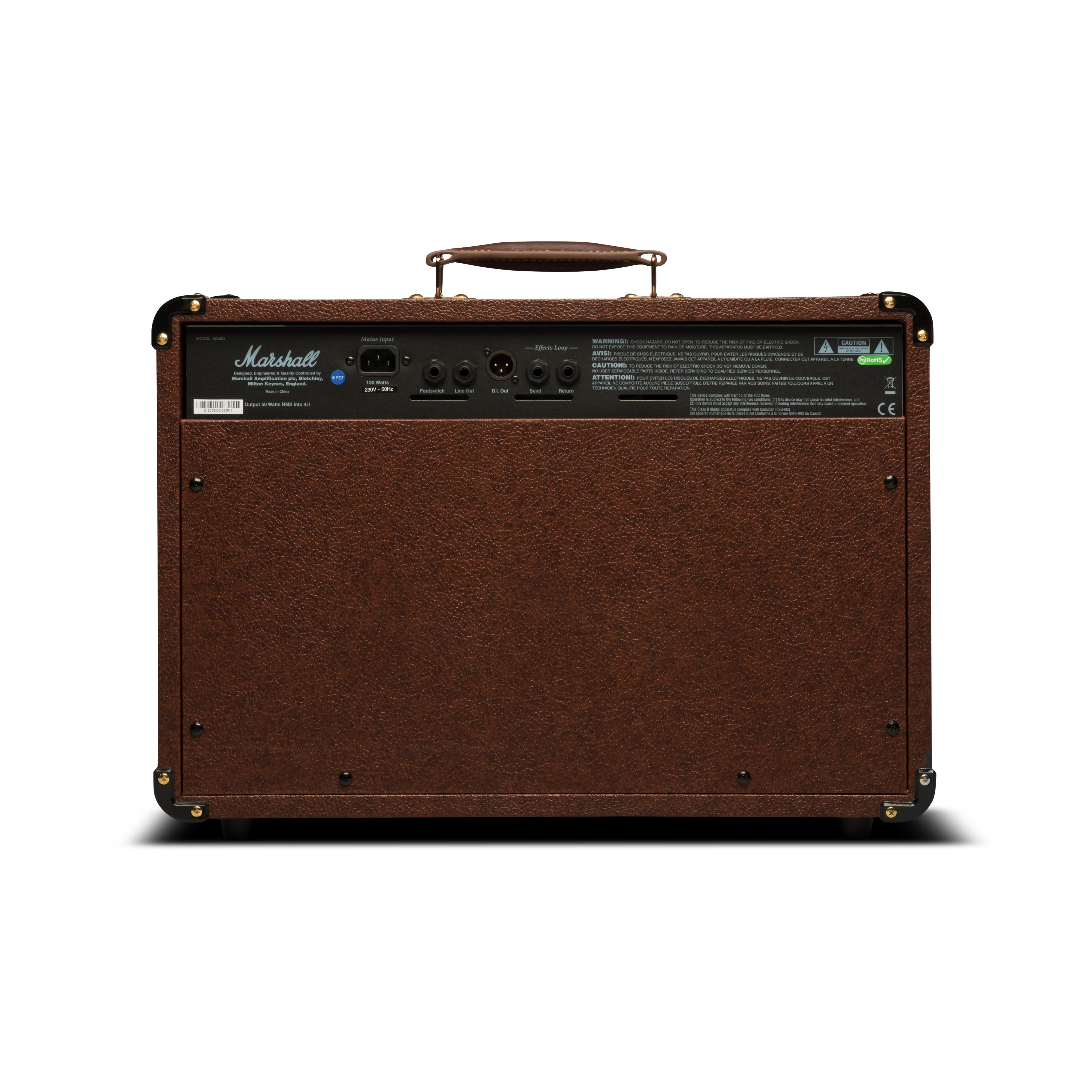 Marshall AS50D 50W Acoustic Guitar Combo Amplifier w/Digital Chorus & Reverb - Image 4