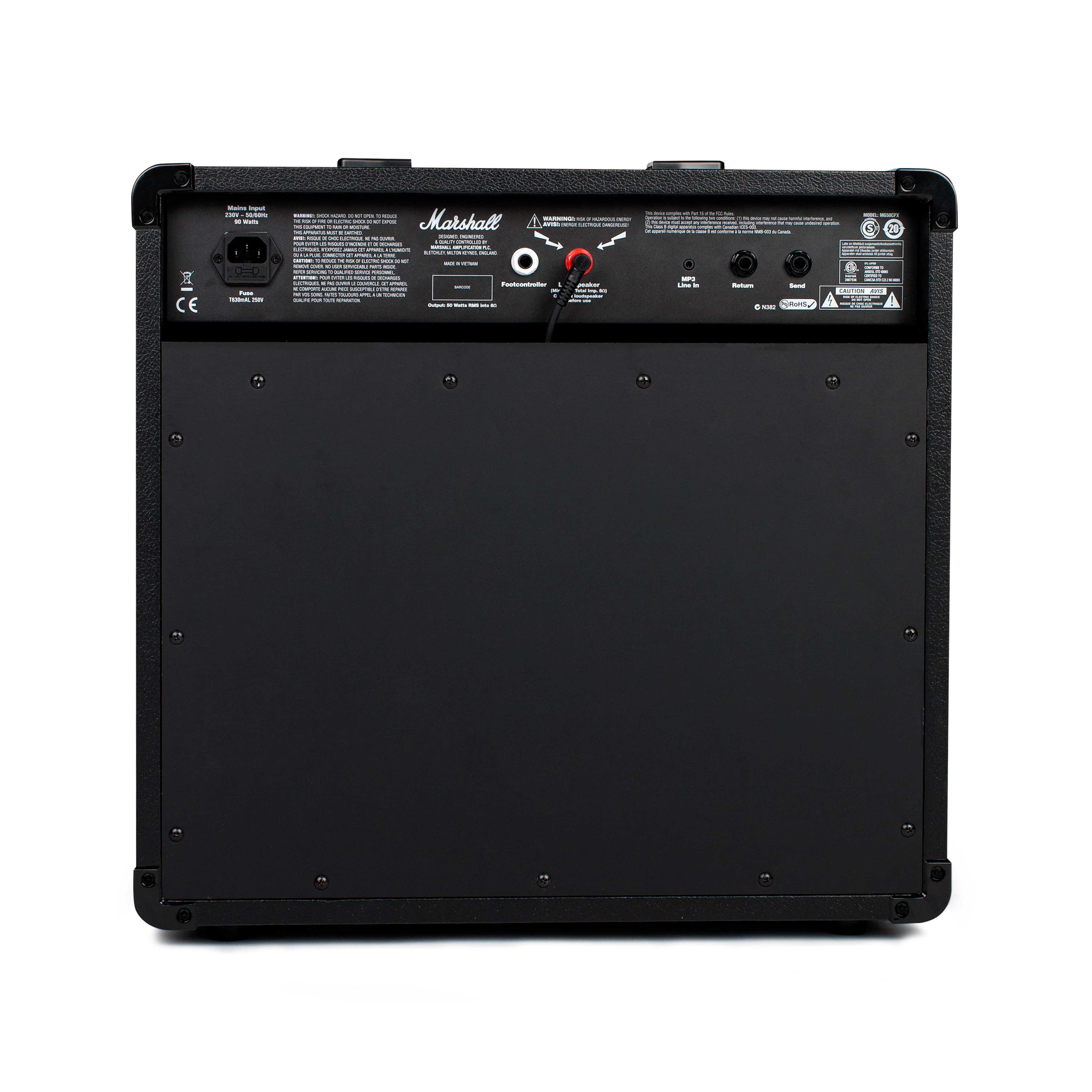 Marshall MG50GFX Gold Series 50W Guitar Combo Amplifier w/Reverb & Digital Effects - Image 4