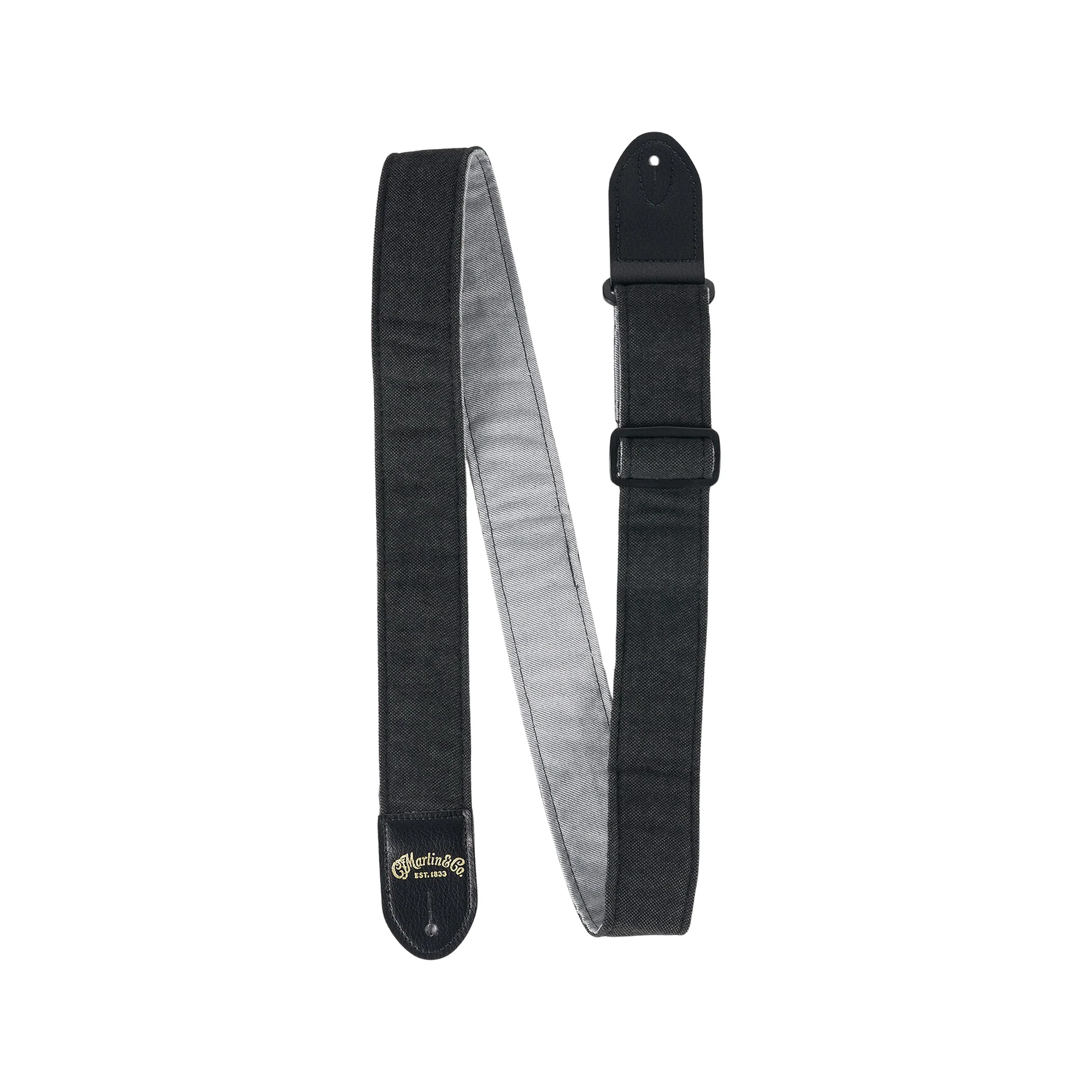 Martin 18A0148 Sea Wool Guitar Strap, Charcoal Tweed