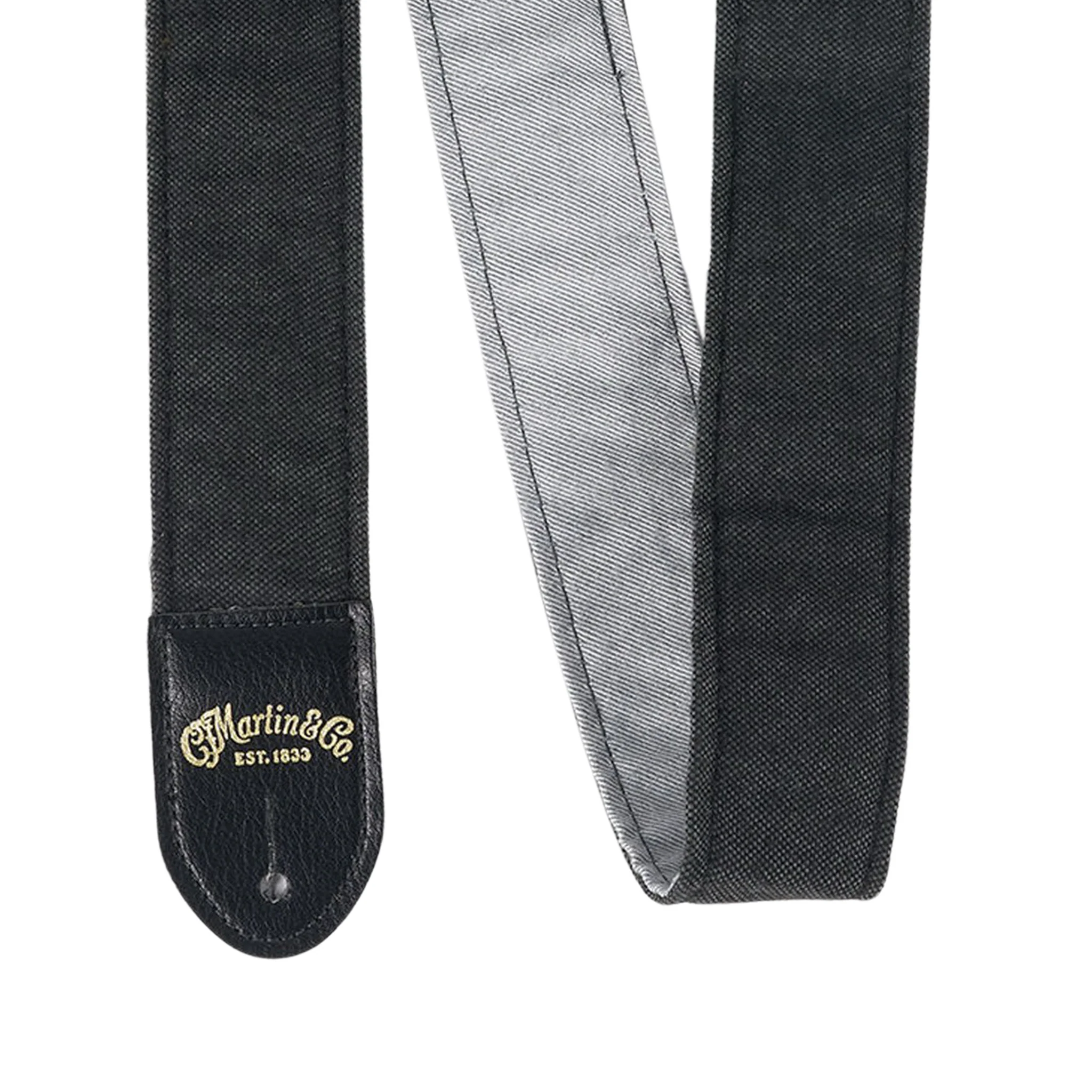 Martin 18A0148 Sea Wool Guitar Strap, Charcoal Tweed - Image 2