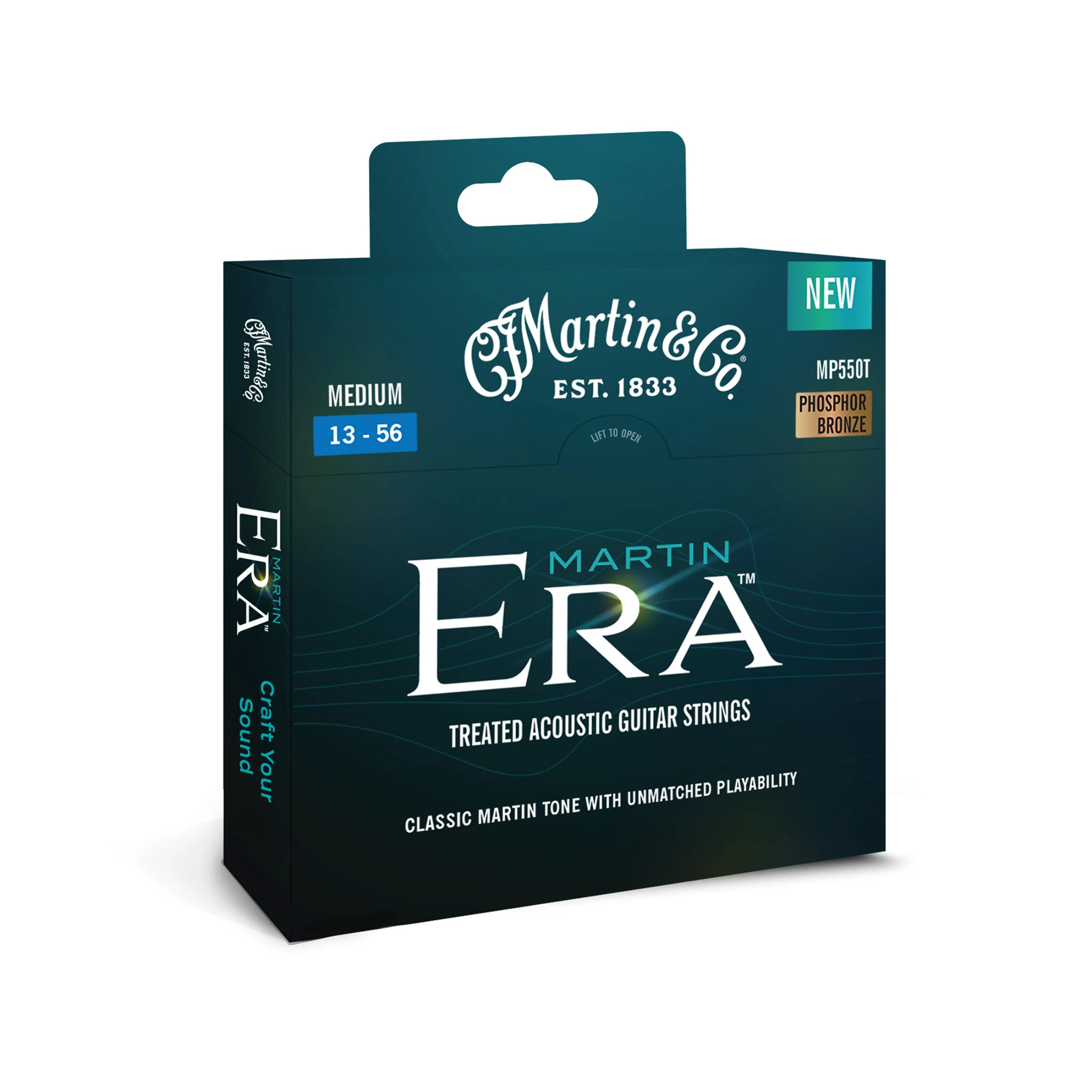 Martin Era MP550T Treated Acoustic Guitar Strings, Medium, 13-56 - Image 2