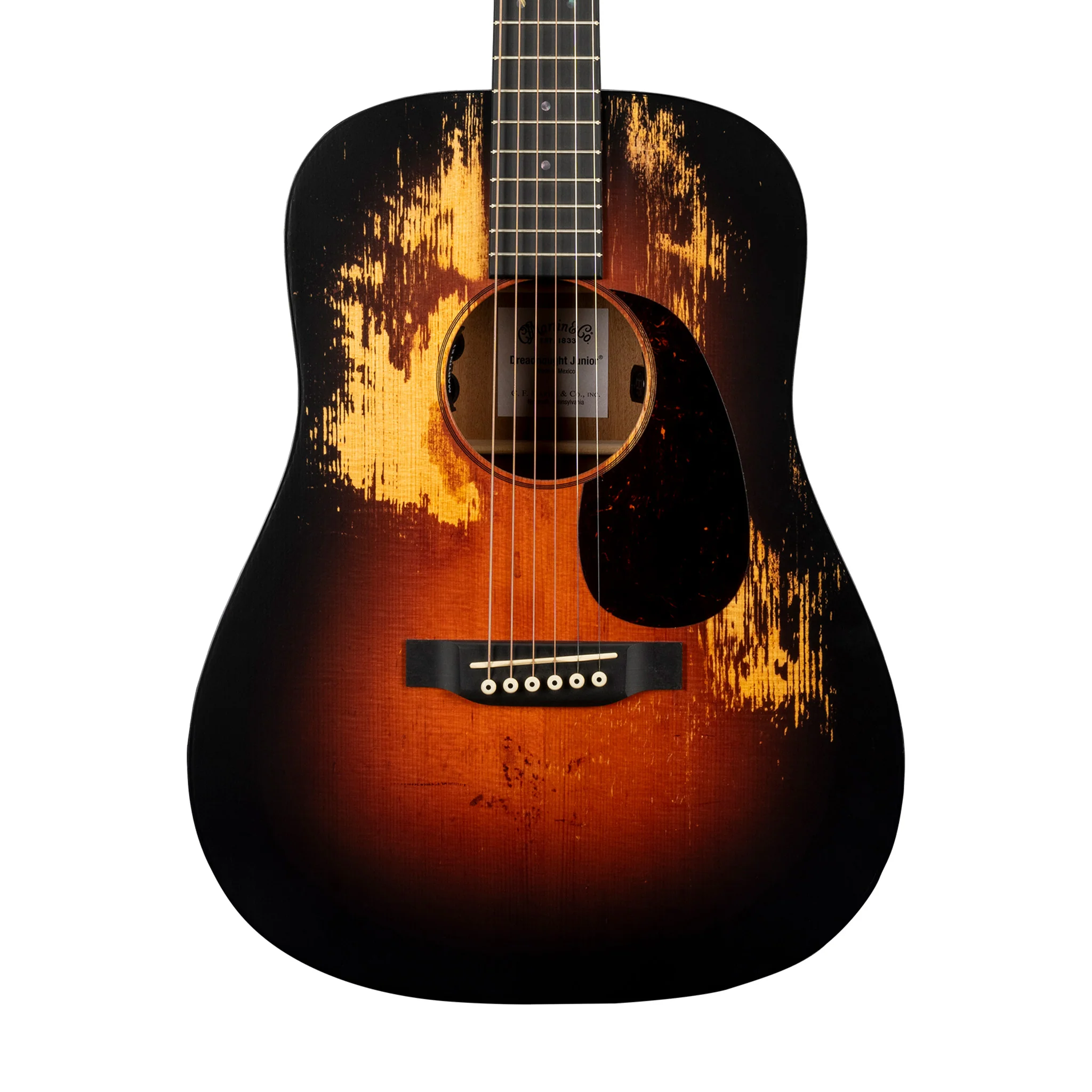 Martin Junior Series D-JRE Acoustic Guitar w/Bag, Streetlegend Burst - Image 3