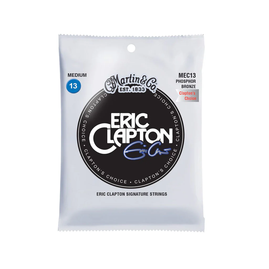 Martin MEC13 Clapton's Choice Signature Phosphor Bronze Acoustic Guitar Strings, Medium, 13-56