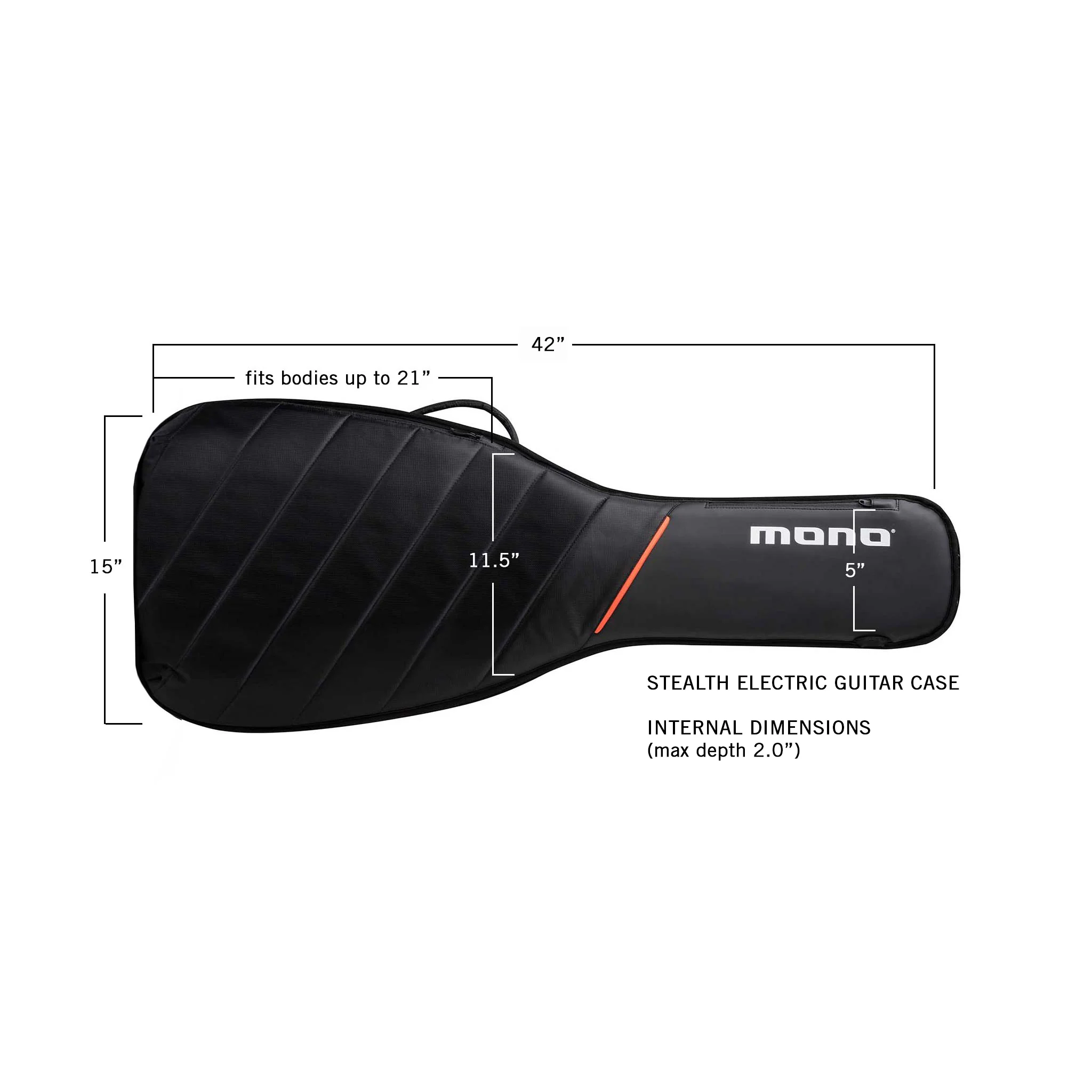 MONO Stealth Electric Guitar Case, Black - Image 6