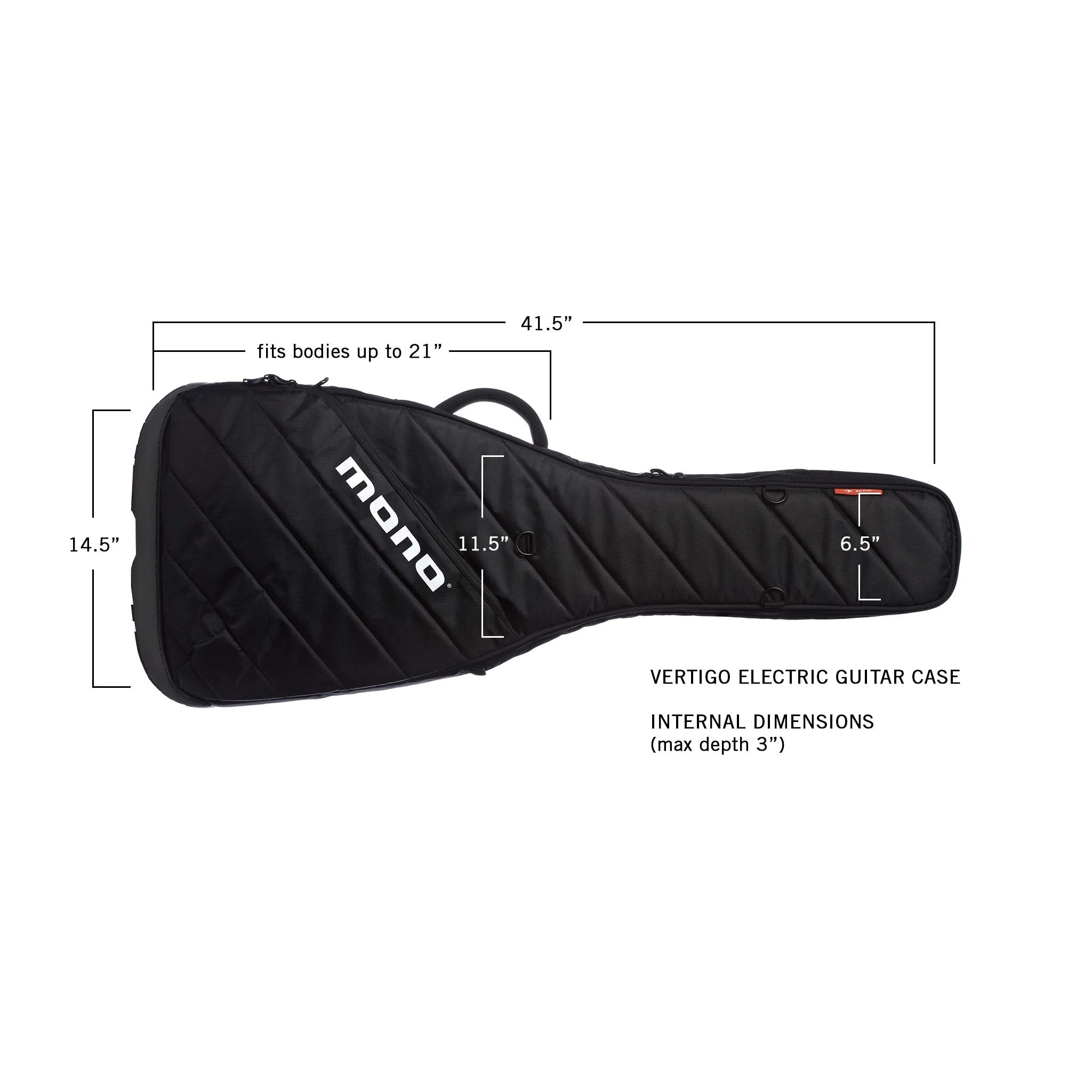 MONO Vertigo Electric Guitar Case, Black - Image 5