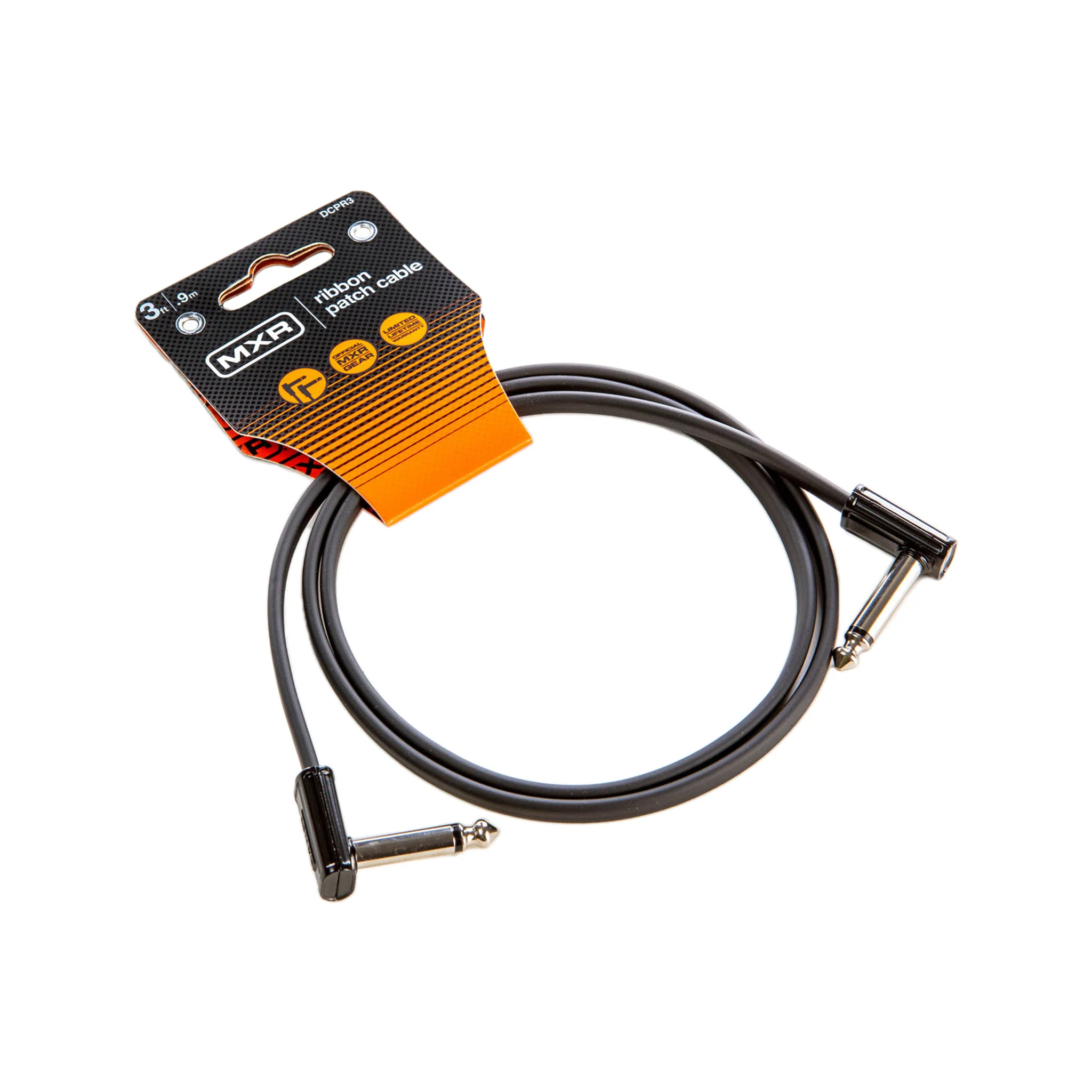 MXR DCPR3 3-foot Right Angle to Right Angle Ribbon Pedalboard Patch Cable - Image 3
