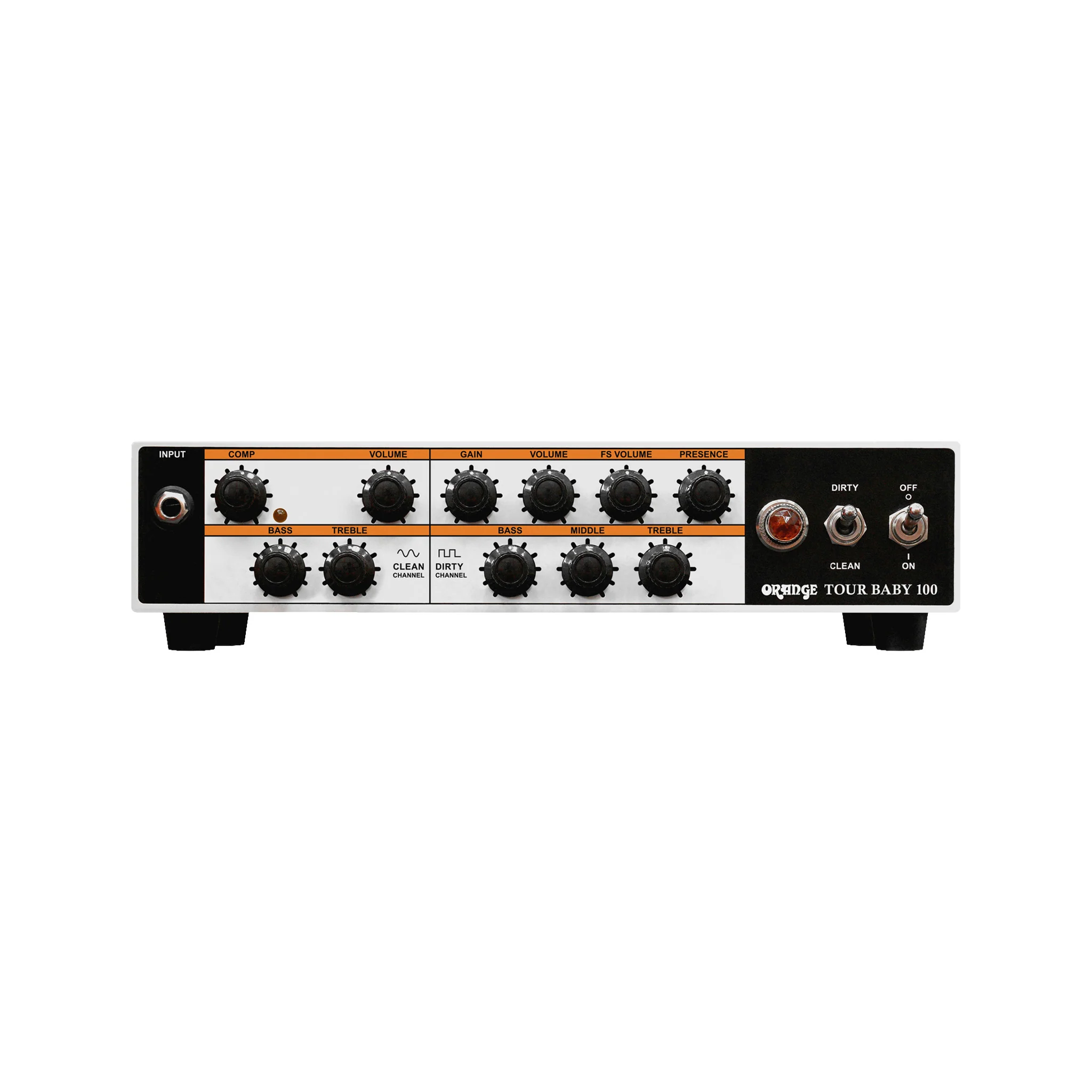 Orange Tour Baby 100 100W Twin Channel Guitar Amp Head w/FX loop