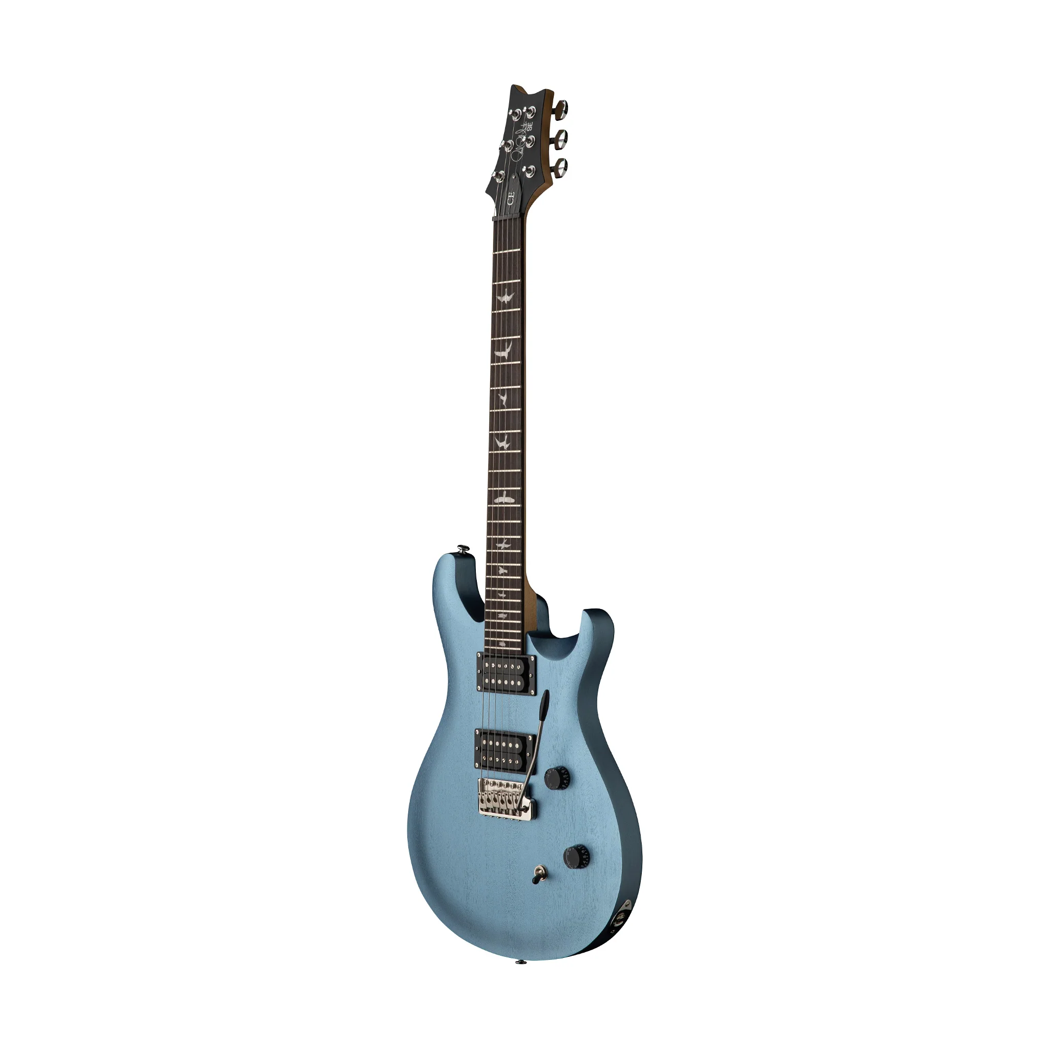 PRS SE CE24 Standard Satin Electric Guitar, Ice Blue Metallic Satin - Image 3