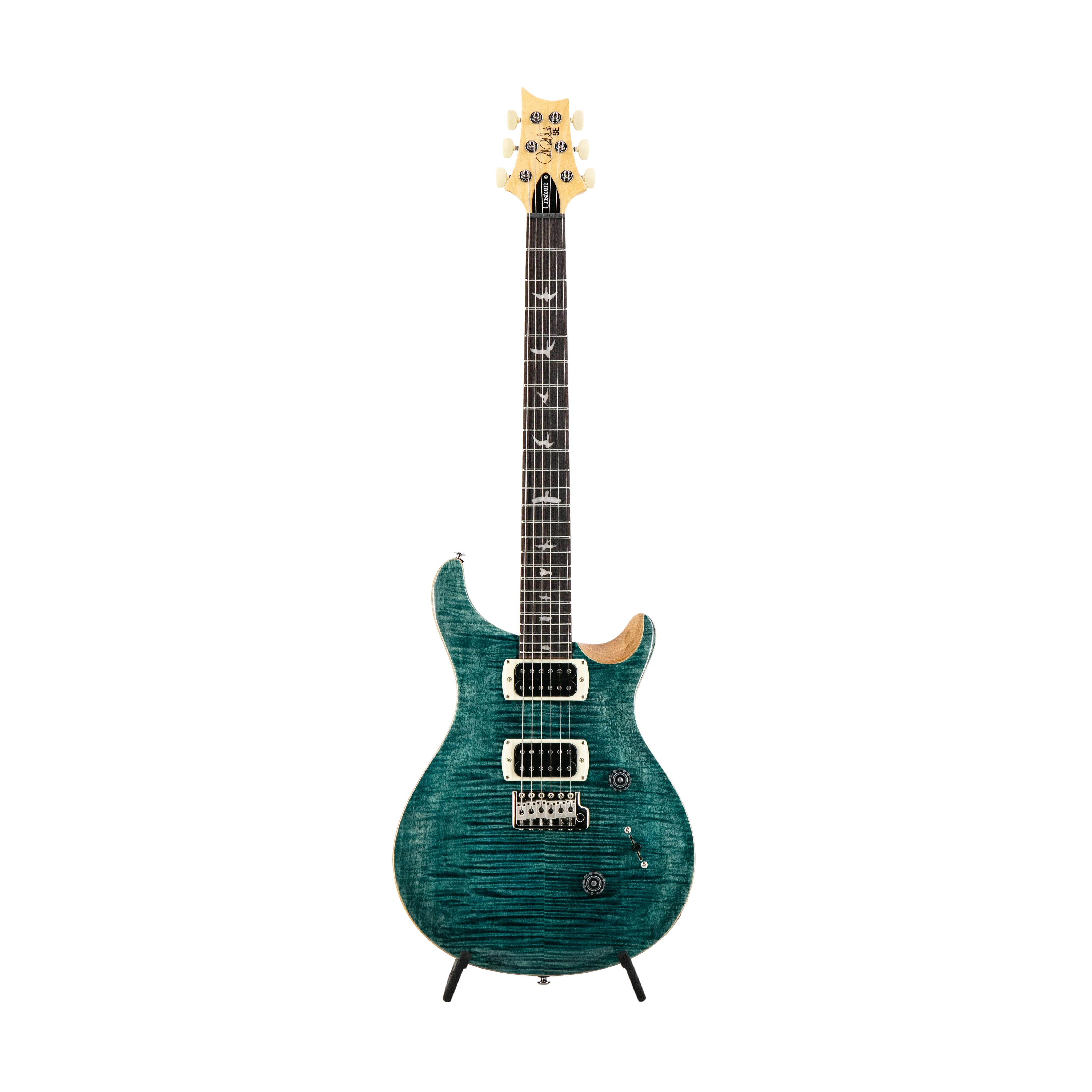PRS SE Custom 24 Electric Guitar, Slate Blue