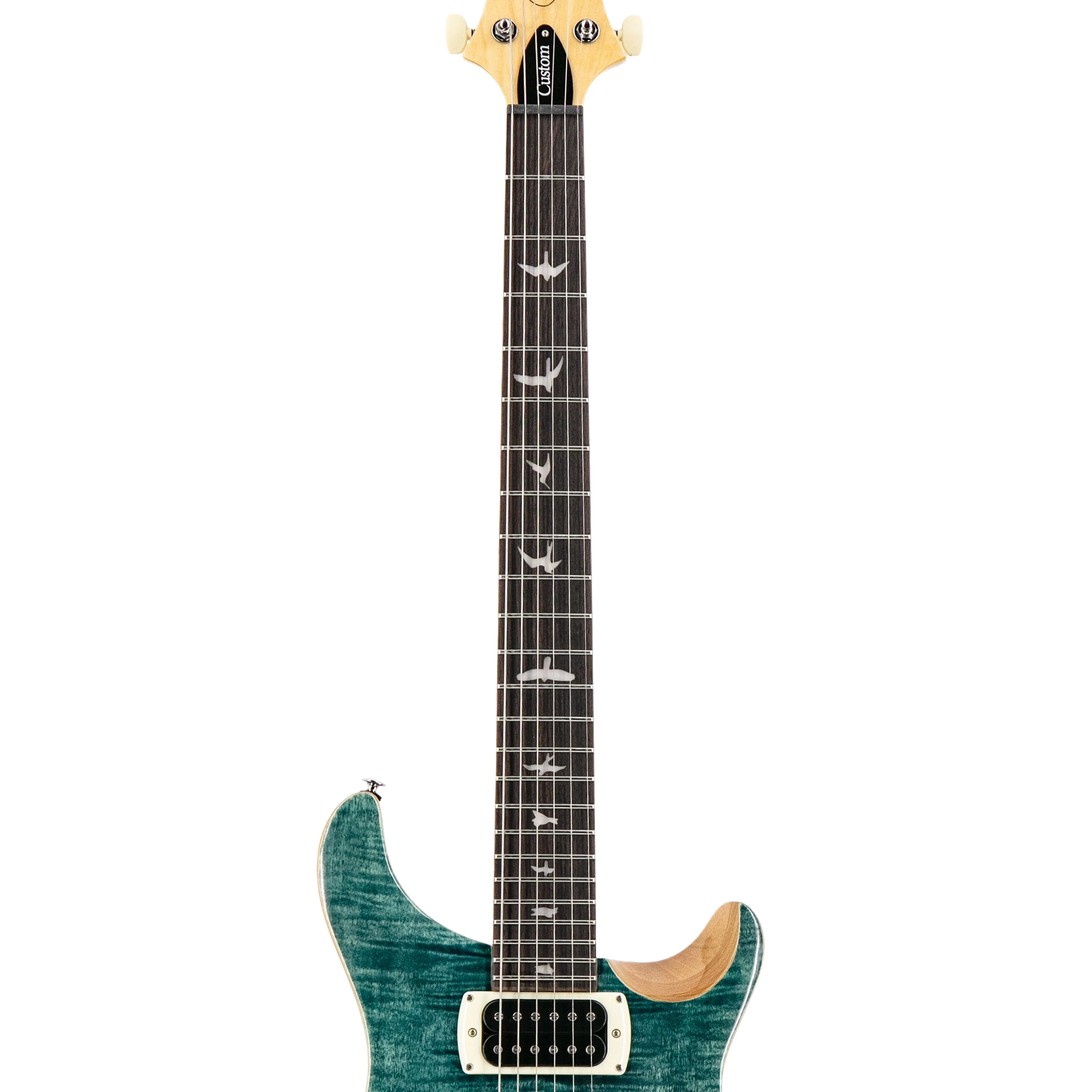PRS SE Custom 24 Electric Guitar, Slate Blue - Image 5