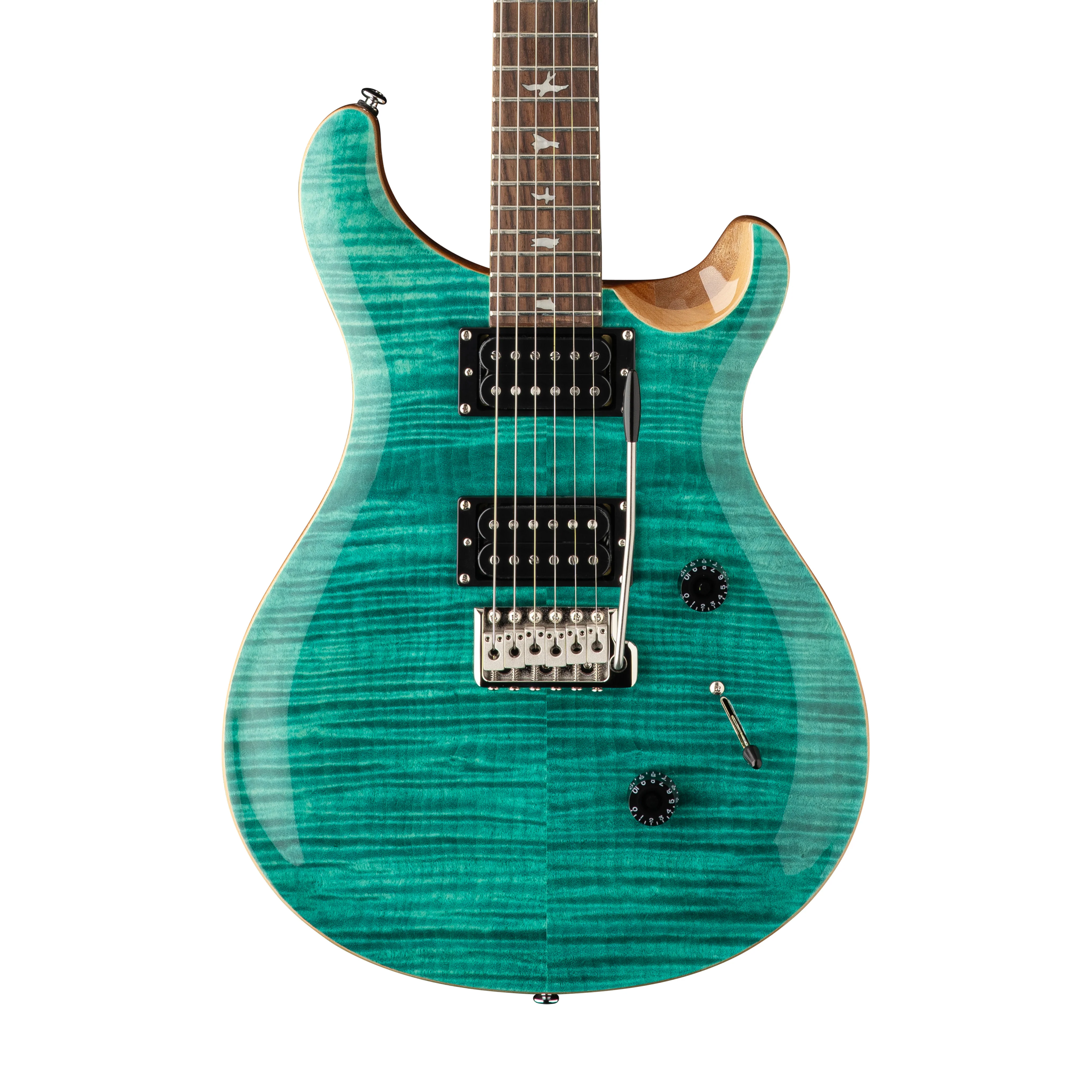 PRS SE Custom 24 Electric Guitar w/Bag, Turquoise - Image 4