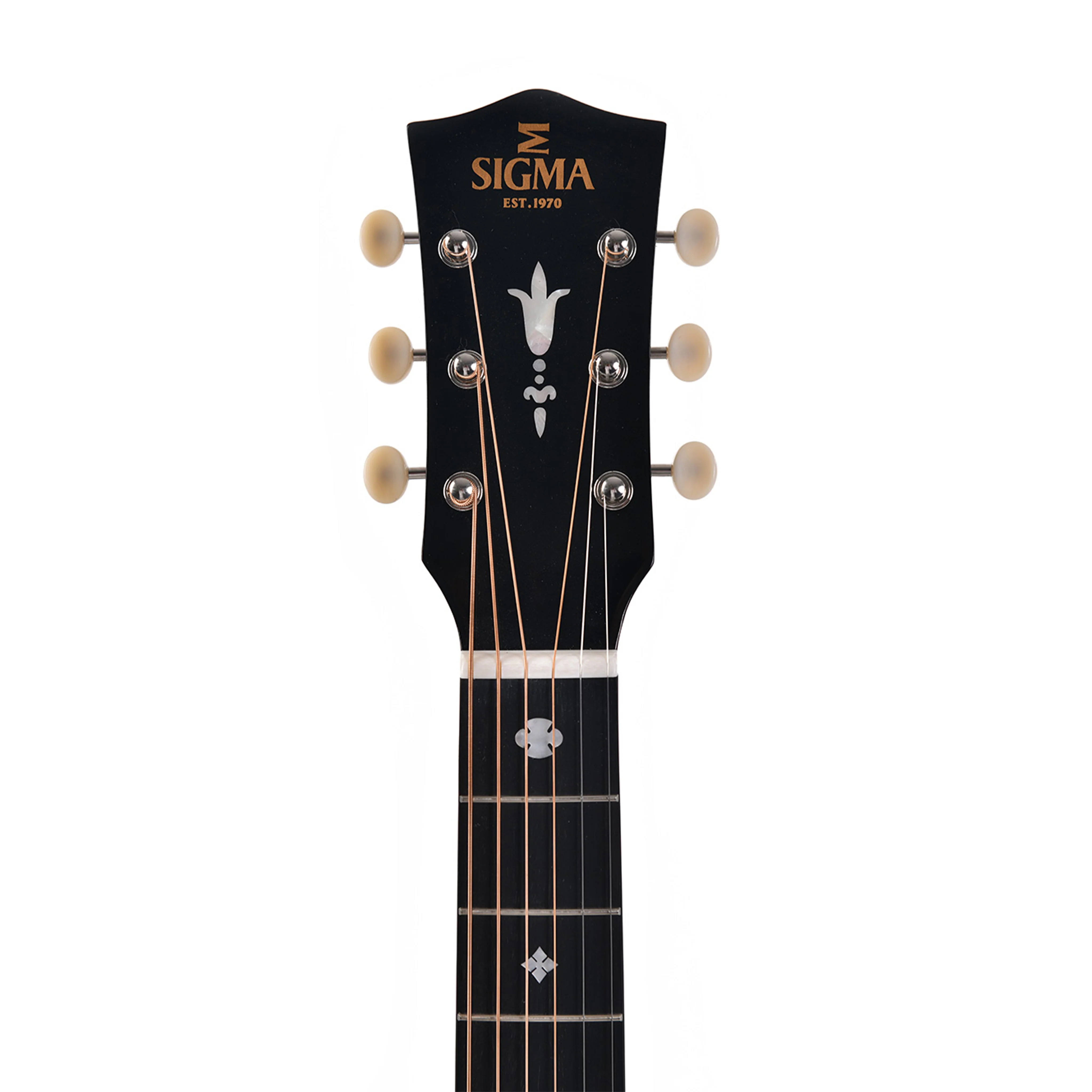 Sigma SJM-SG45-AN SG Series All Solid Acoustic-Electric Guitar w/Case - Image 3
