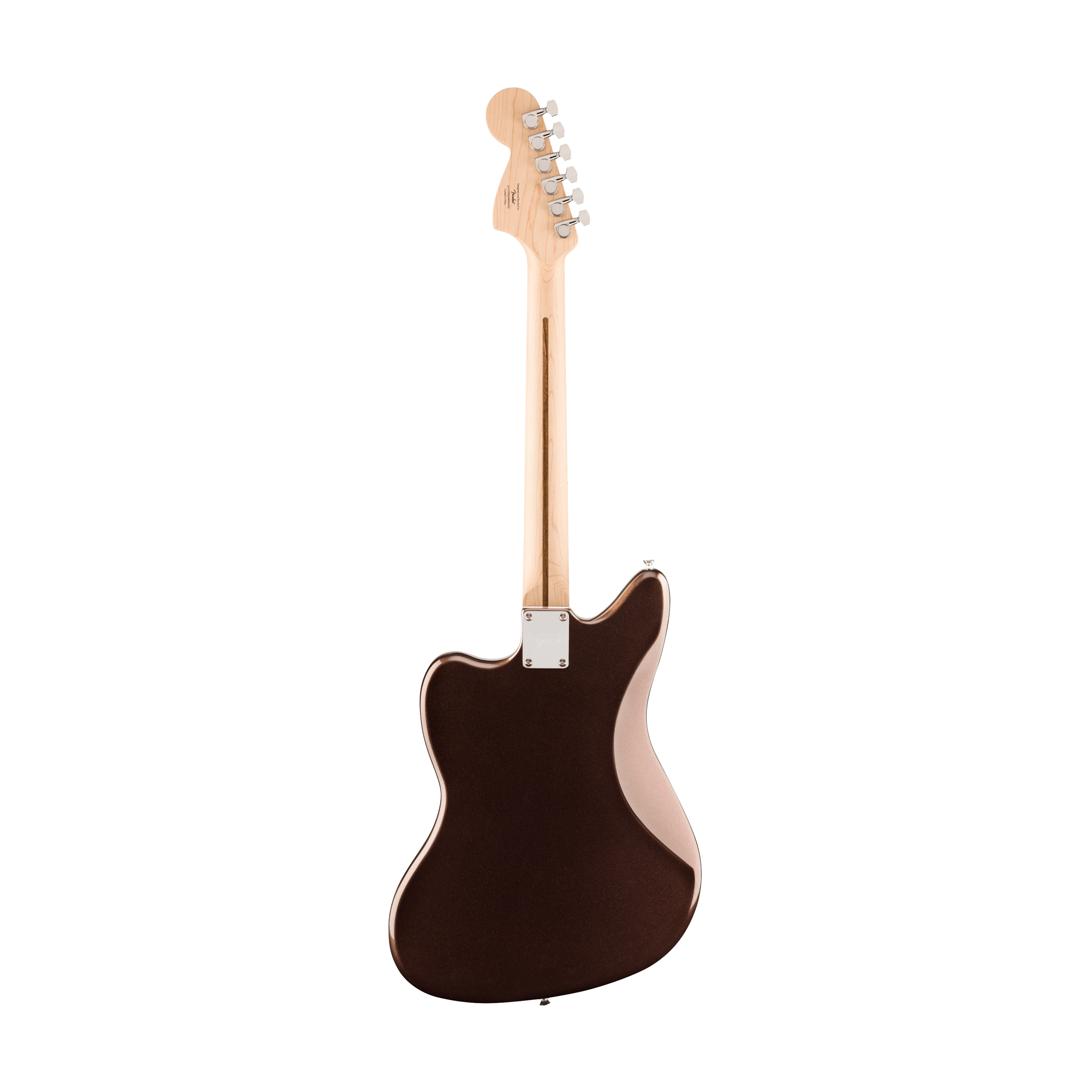 Squier Affinity Series Jaguar Electric Guitar, Maple FB, Mystic Metallic Brown - Image 2