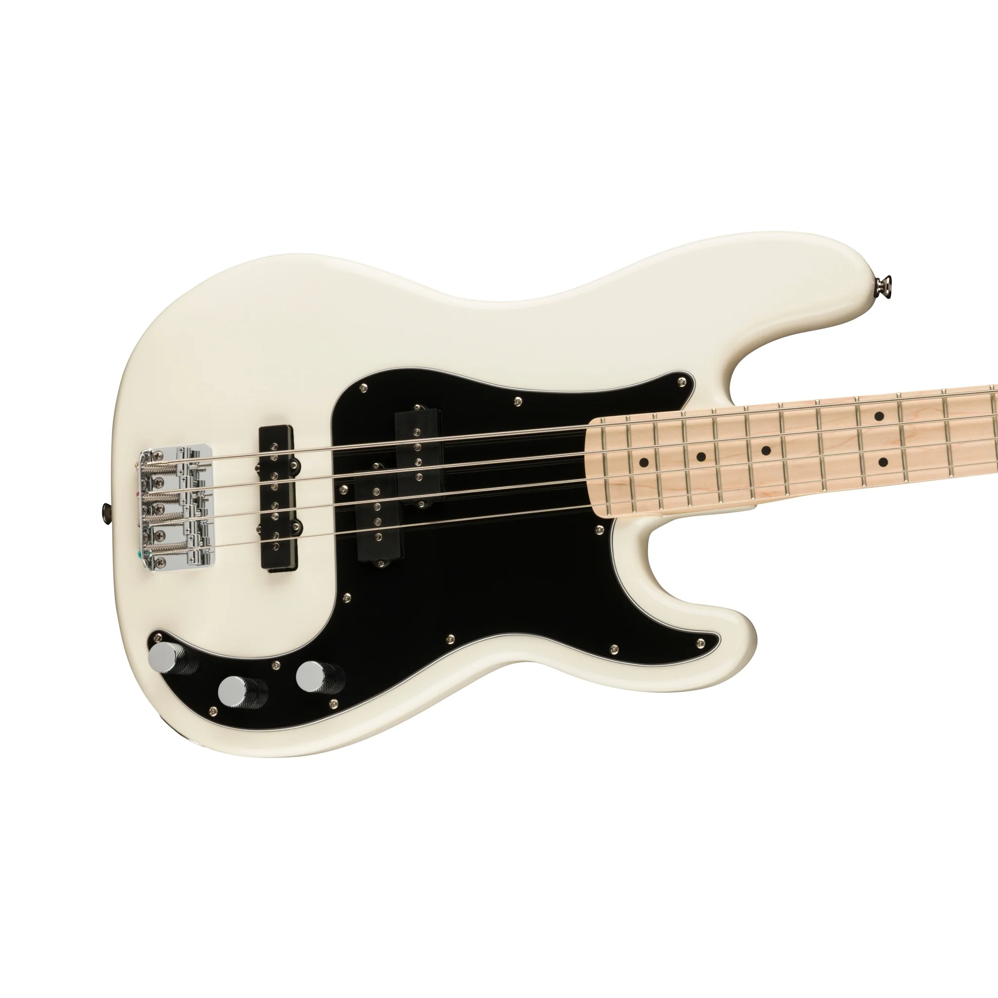 Squier Affinity Series Precision PJ Bass Guitar, Maple FB, Olympic White - Image 5