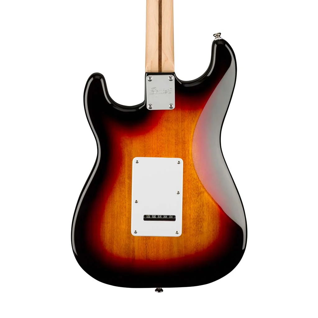 Squier Affinity Series Stratocaster Electric Guitar, Laurel FB, 3-Color Sunburst - Image 4