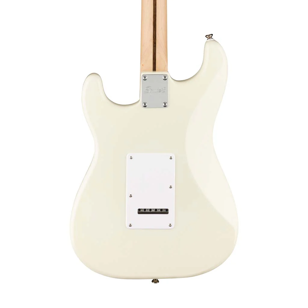 Squier Affinity Series Stratocaster Electric Guitar, Maple FB, Olympic White - Image 4
