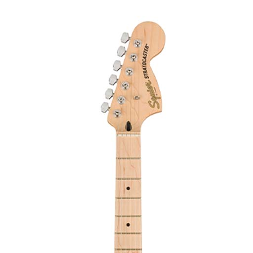 Squier Affinity Series Stratocaster Electric Guitar, Maple FB, Olympic White - Image 6