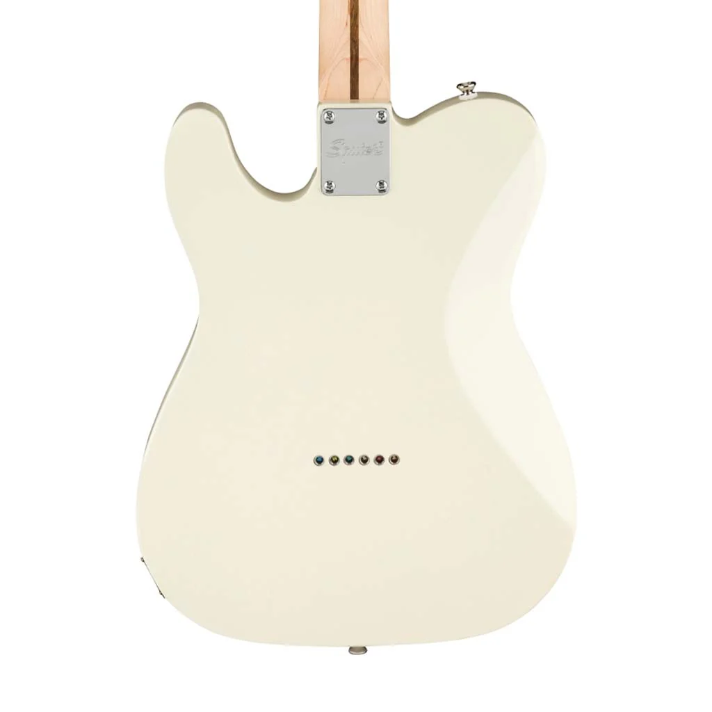 Squier Affinity Series Telecaster Electric Guitar, Laurel FB, Olympic White - Image 4