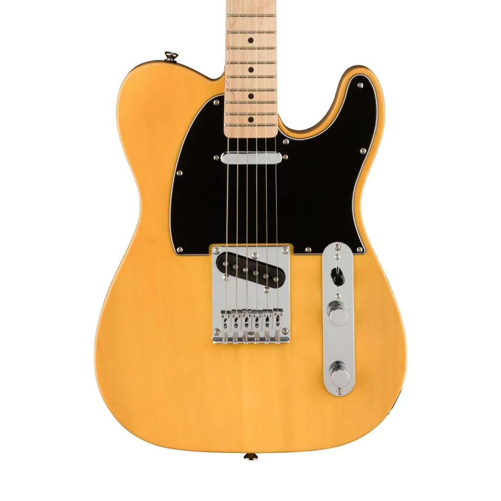 Squier Affinity Series Telecaster Electric Guitar, Maple FB, Butterscotch Blonde - Image 3