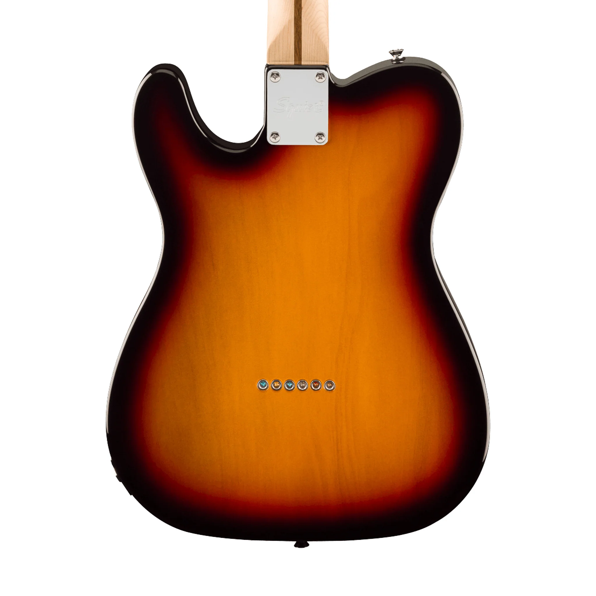 Squier Affinity Series Telecaster Thinline Electric Guitar, Maple FB, 3-Color Sunburst - Image 4