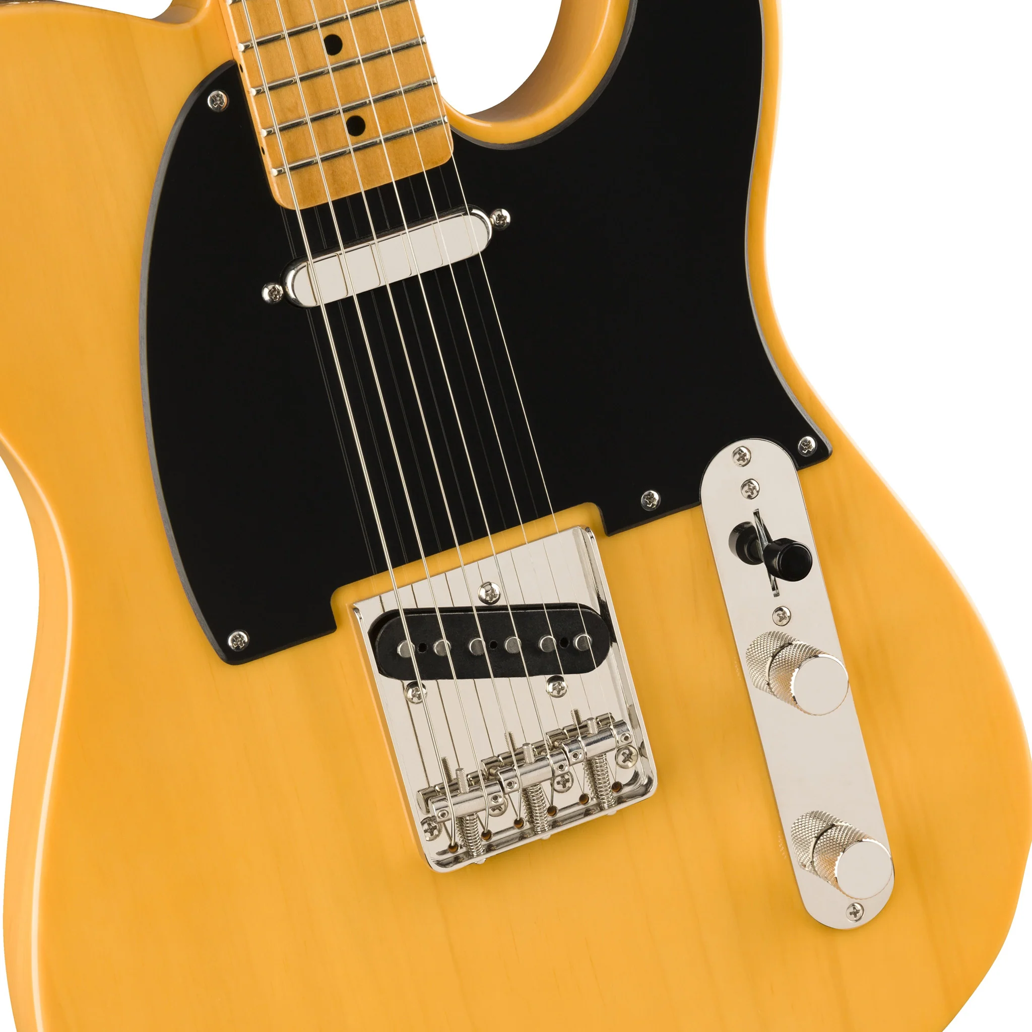 Squier Classic Vibe 50s Telecaster Electric Guitar, Maple FB, Butterscotch Blonde - Image 4