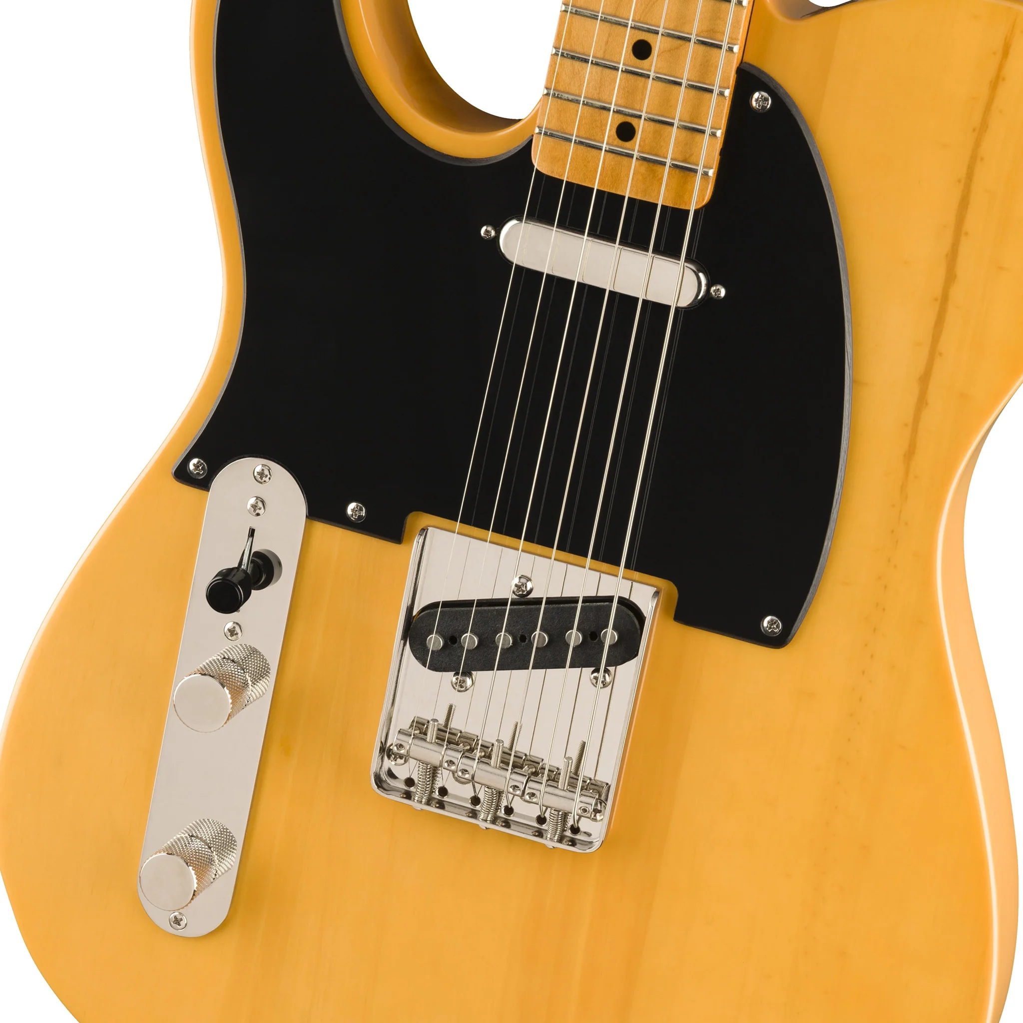 Squier Classic Vibe 50s Telecaster Left-Handed Electric Guitar, Maple FB, Butterscotch Blonde - Image 4