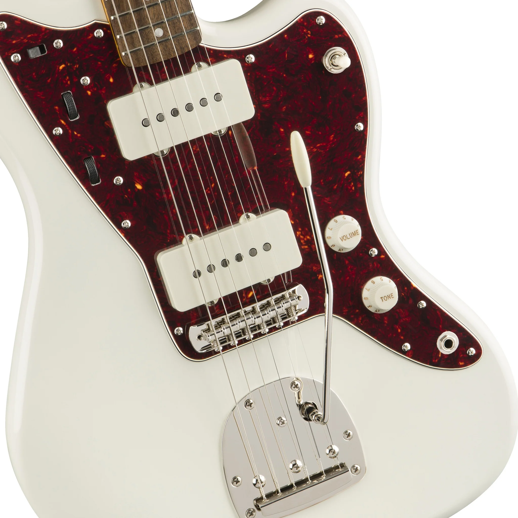 Squier Classic Vibe 60s Jazzmaster Electric Guitar, Laurel FB, Olympic White - Image 4