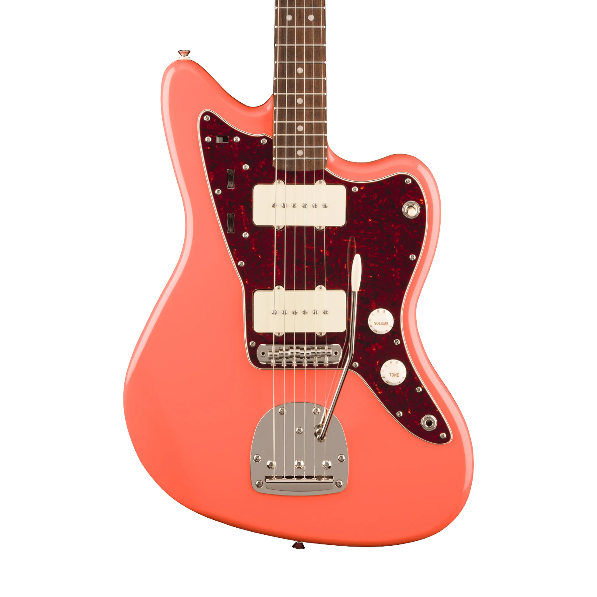 Squier Classic Vibe 60s Jazzmaster Electric Guitar, Laurel FB, Tahitian Coral - Image 3