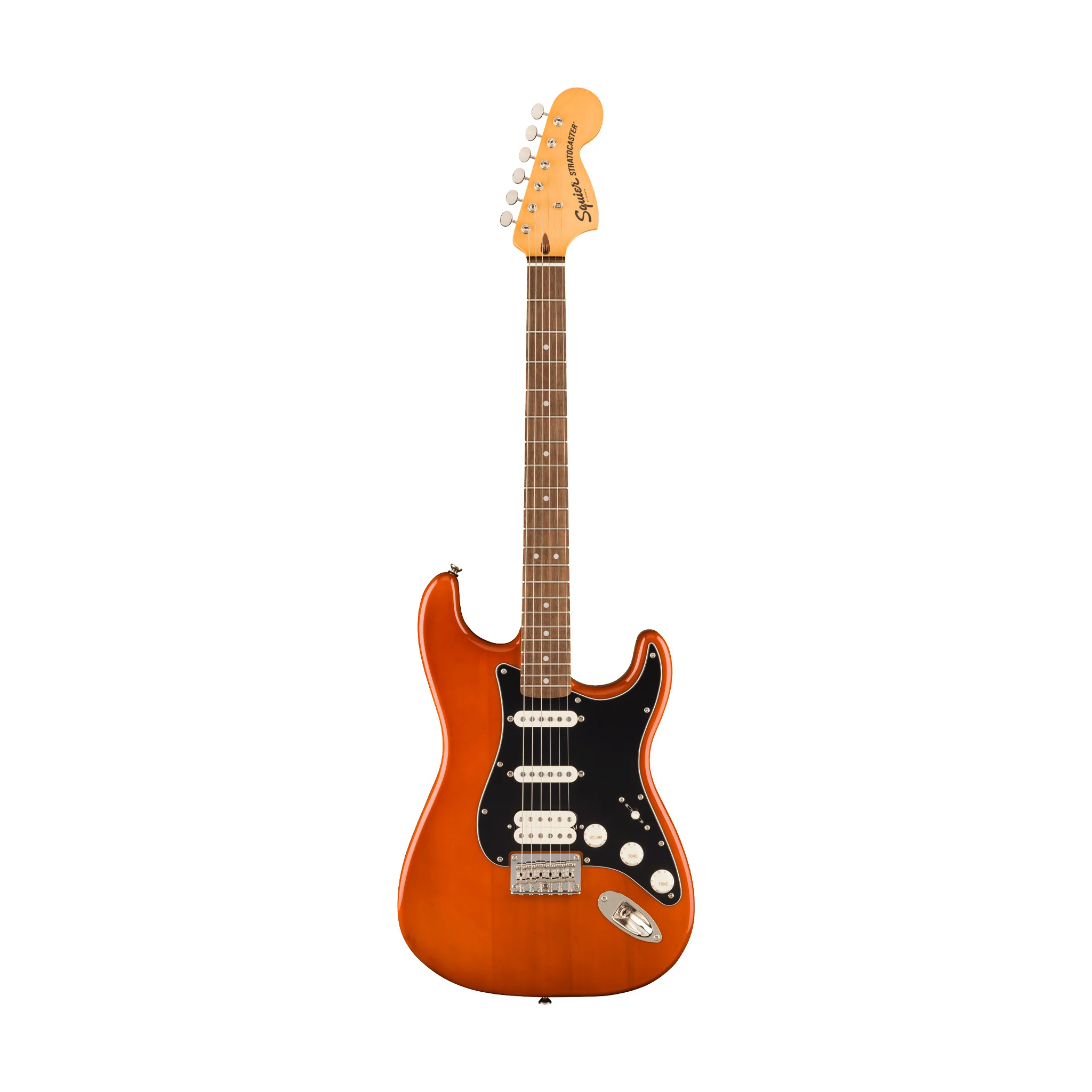 Squier Classic Vibe 70s Stratocaster HT HSS Electric Guitar, Laurel FB, Mocha