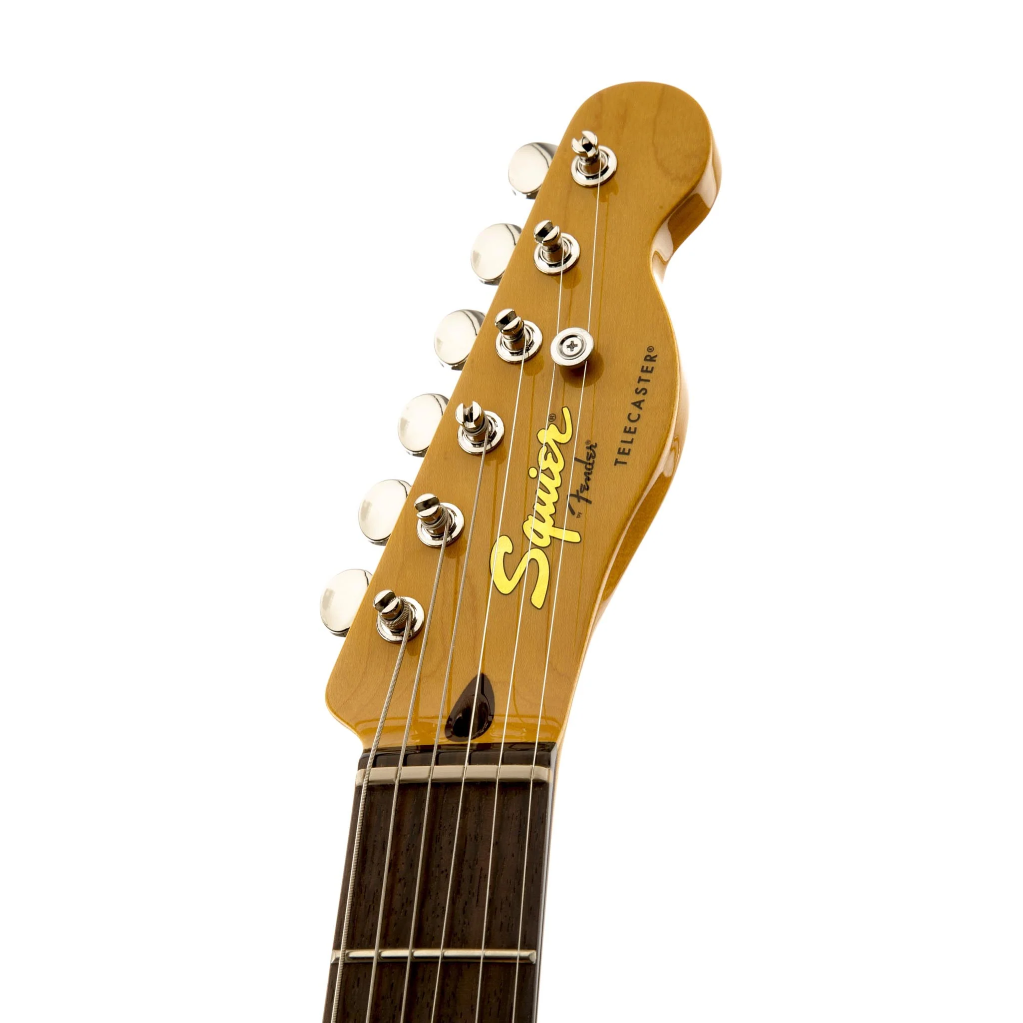 Squier Classic Vibe Telecaster Custom Electric Guitar, Laurel FB, 3-Tone Sunburst - Image 4