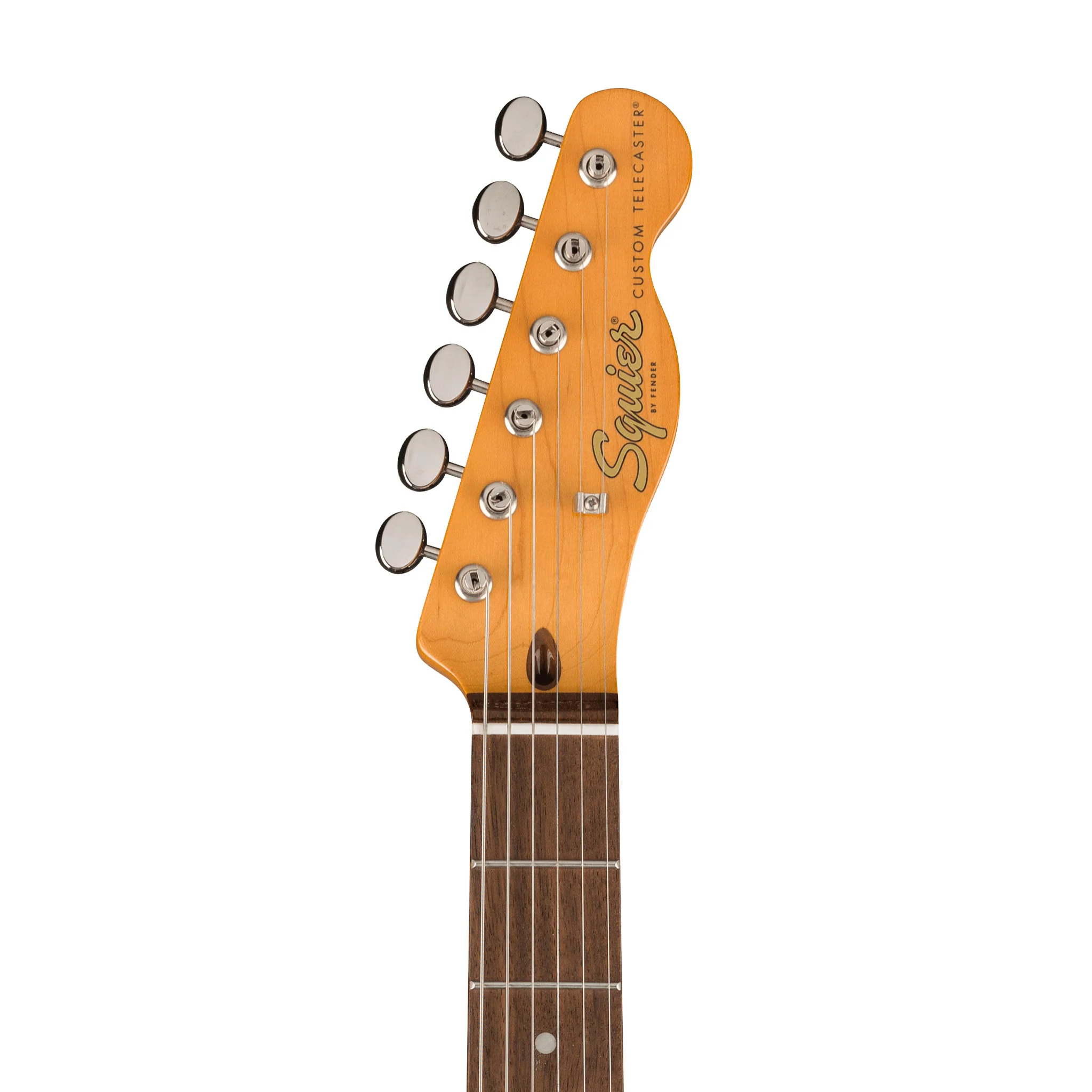 Squier FSR Classic Vibe Custom Telecaster SH Electric Guitar w/Bigsby, Aztec Gold - Image 5