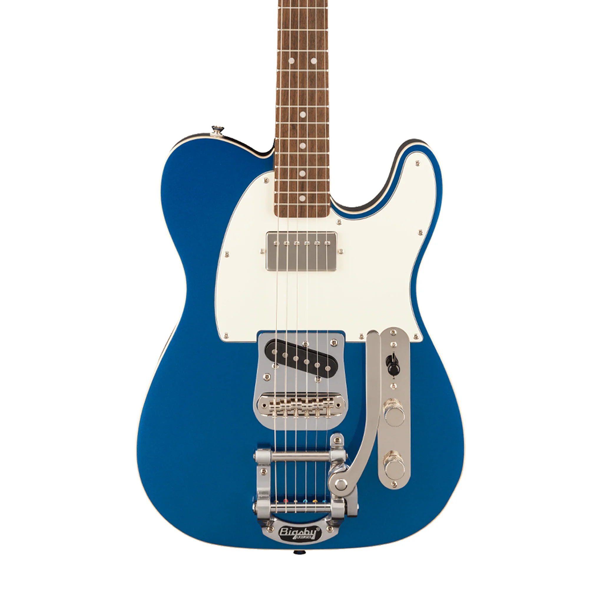 Squier FSR Classic Vibe Custom Telecaster SH Electric Guitar w/Bigsby, Lake Placid Blue - Image 3