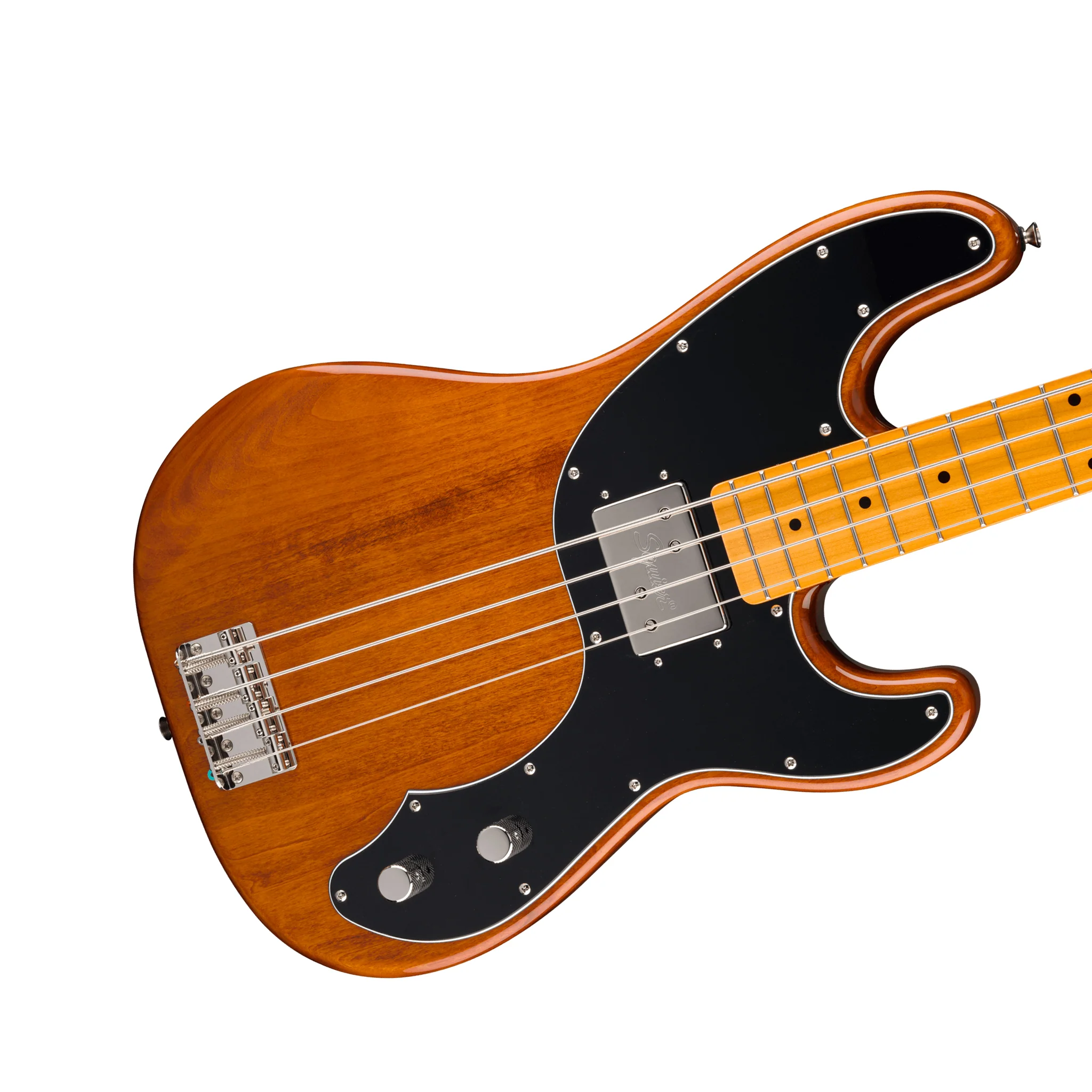 Squier FSR Classic Vibe Telecaster Bass Guitar, Maple FB, Mocha - Image 5
