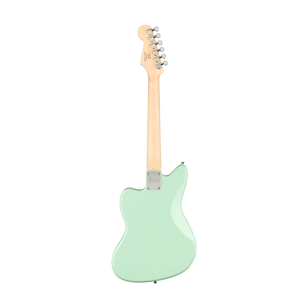 Squier Mini Jazzmaster HH Electric Guitar, Maple FB, Surf Green - Image 2