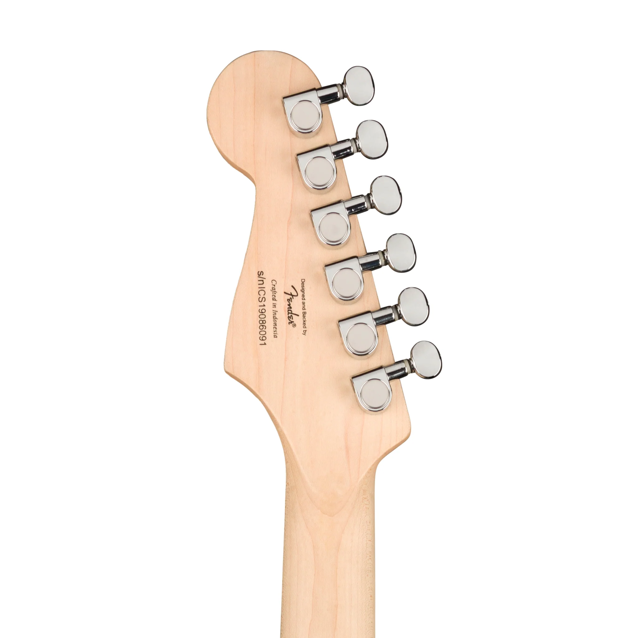 Squier Mini Stratocaster Electric Guitar, Laurel FB, Shell Pink - Image 5