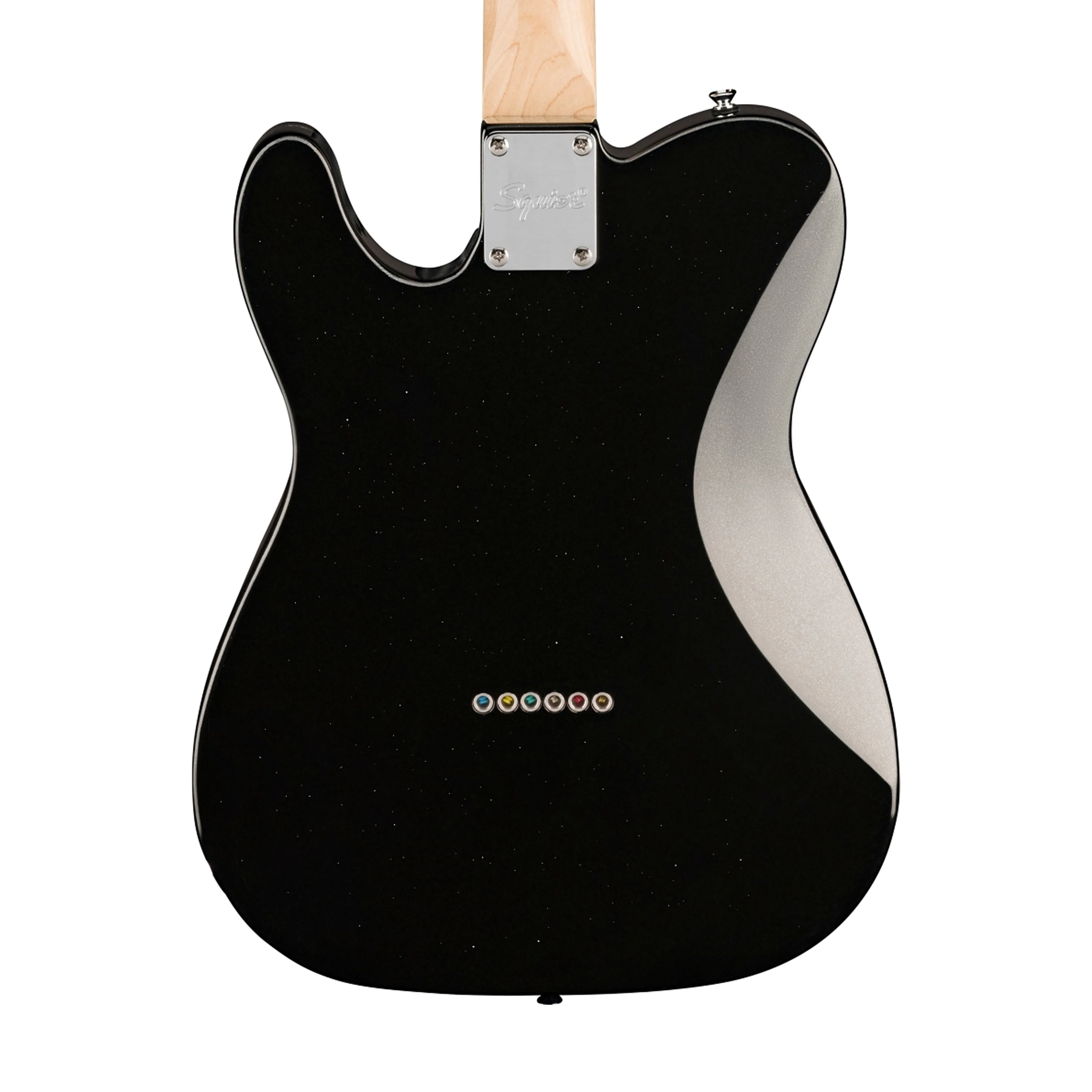 Squier Paranormal Esquire Deluxe Electric Guitar, Maple FB, Metallic Black - Image 4
