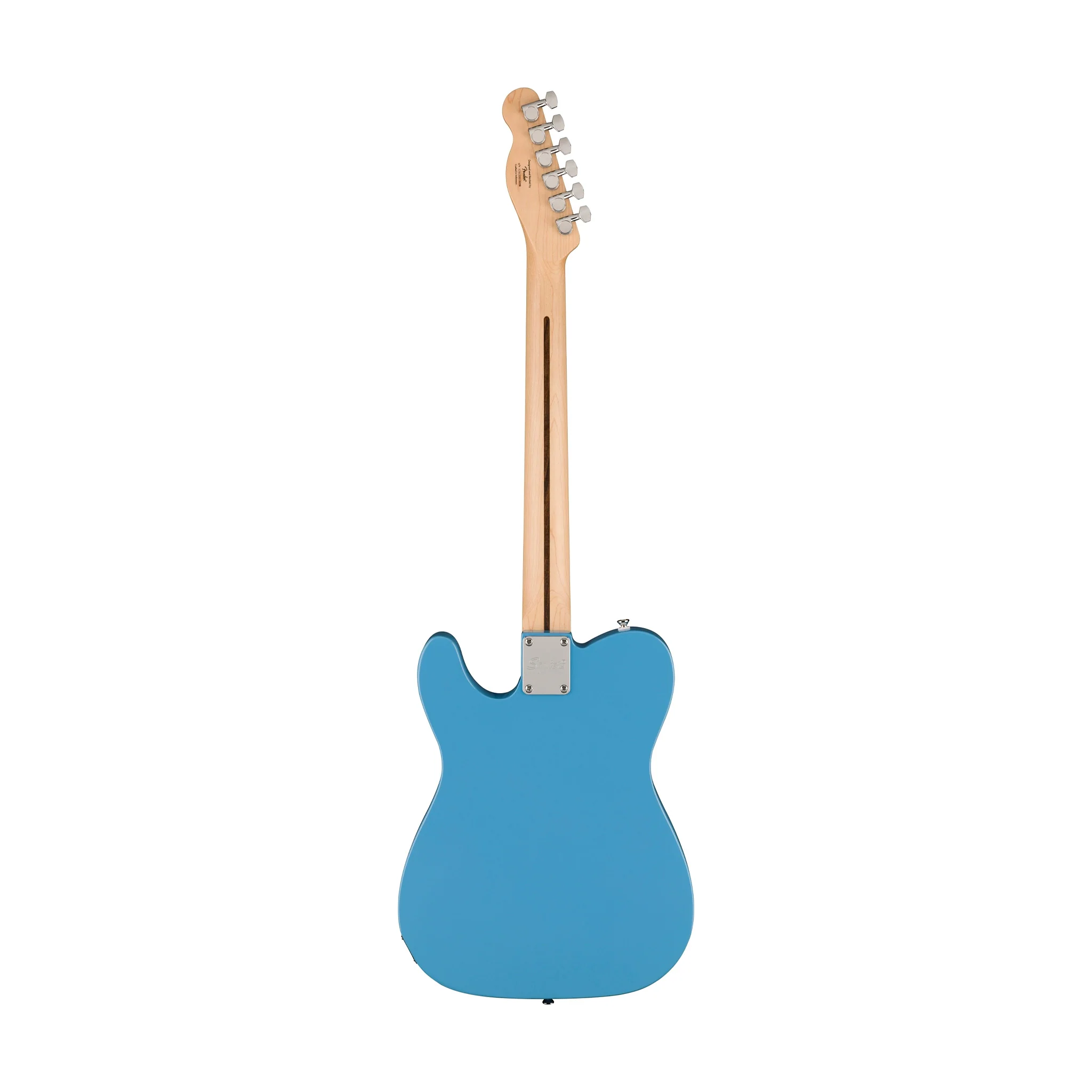 Squier Sonic Telecaster Electric Guitar w/White Pickguard, Laurel FB, California Blue - Image 2