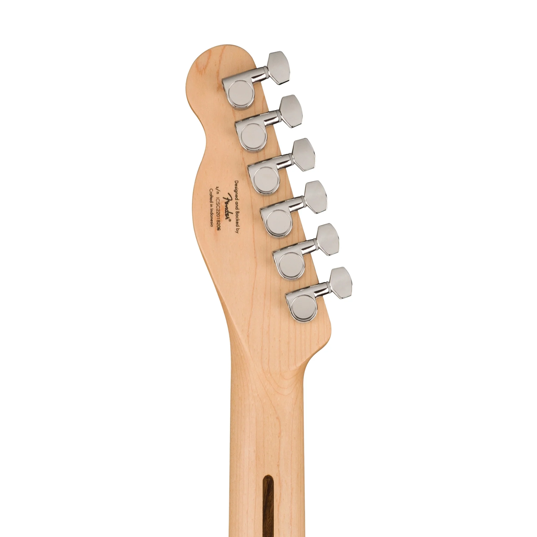 Squier Sonic Telecaster Electric Guitar w/White Pickguard, Laurel FB, California Blue - Image 7