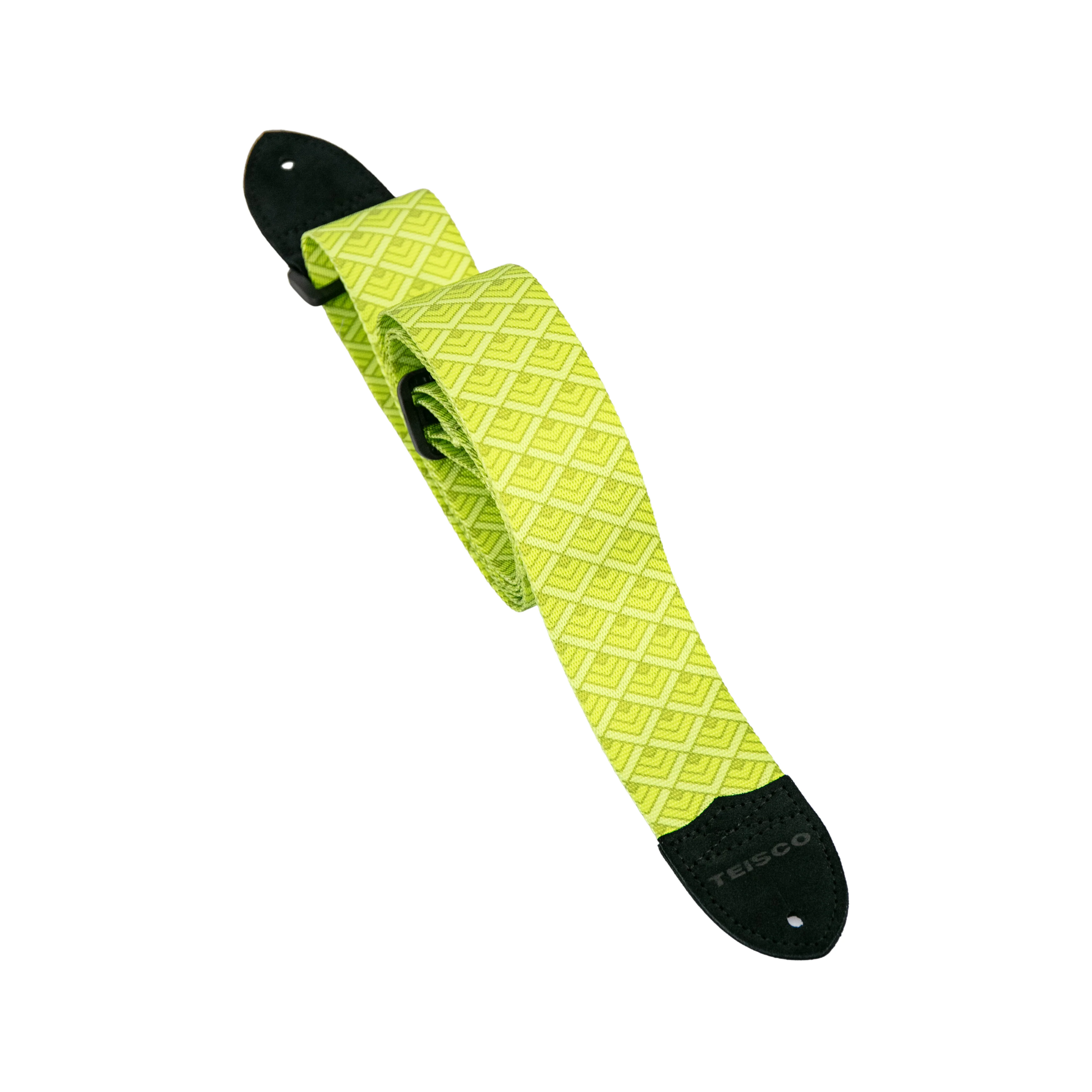 Teisco Polyester Guitar Strap, Green - Image 2