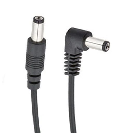 Voodoo Lab PPBAR-RS12 2.1mm Right Angle to Straight Cable, 12inch